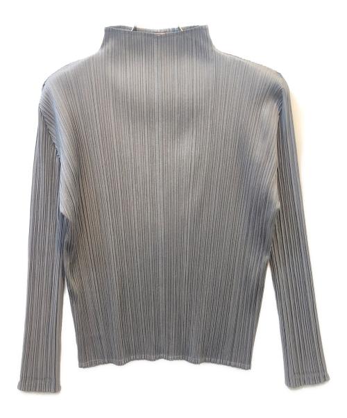 新同PLEATS PLEASE プリーツプリーズ カットソー シルバー 長袖 S 中古・古着通販】PLEATS PLEASE (プリーツプリーズ) 長袖カットソー
