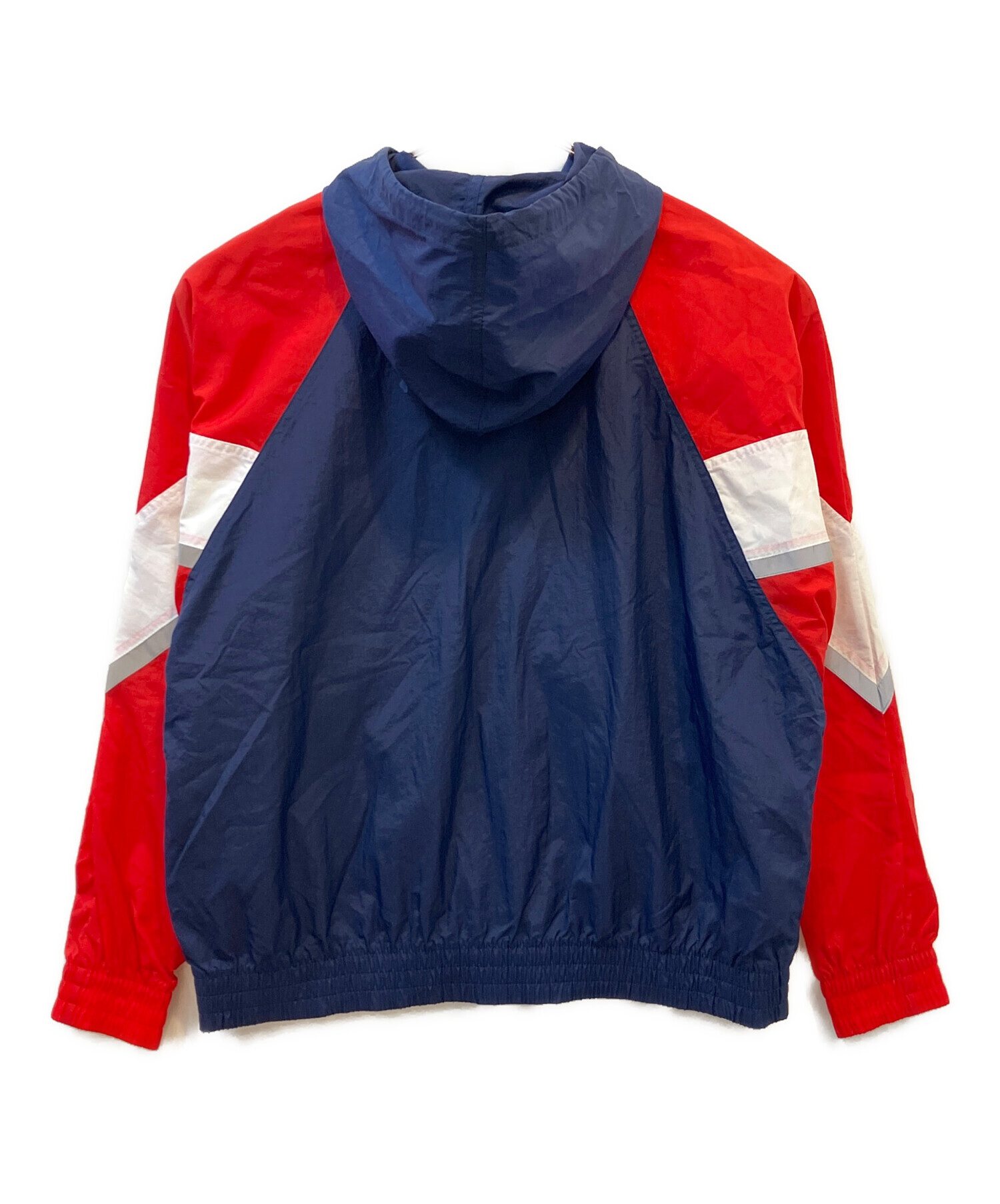 Nike ナイロンジャケット XL レッド/ネイビー 中古・古着通販】NIKE (ナイキ) ナイロンジャケット ネイビー×レッド