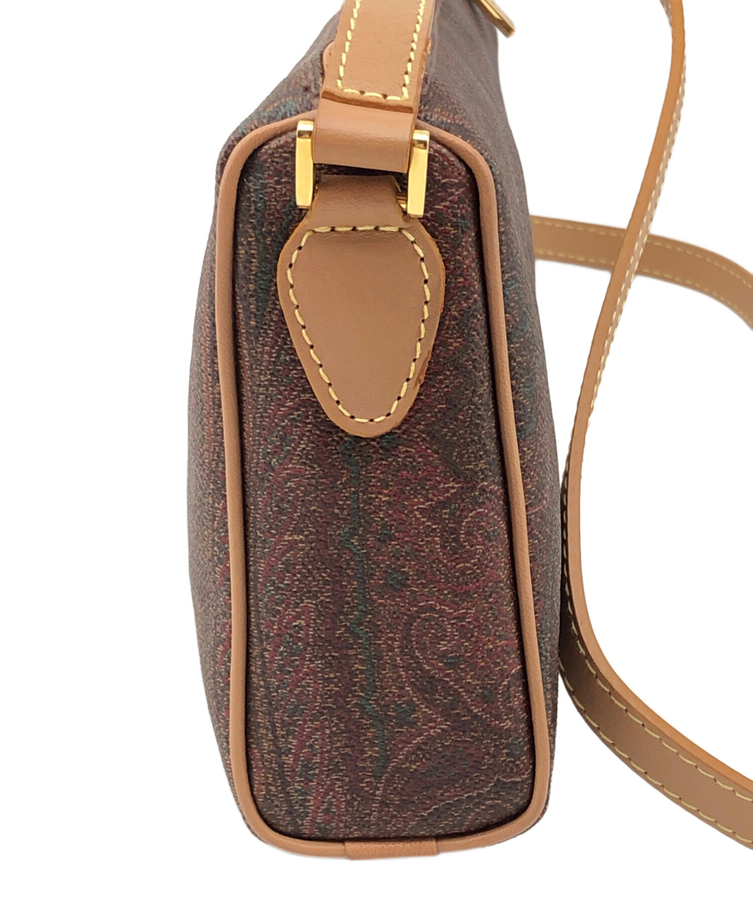 y*o様 ヴィンテージ etro エトロ バッグ コーデュロイ ビンテージ 中古・古着通販】ETRO (エトロ) ショルダーバッグ ブラウン｜ブランド