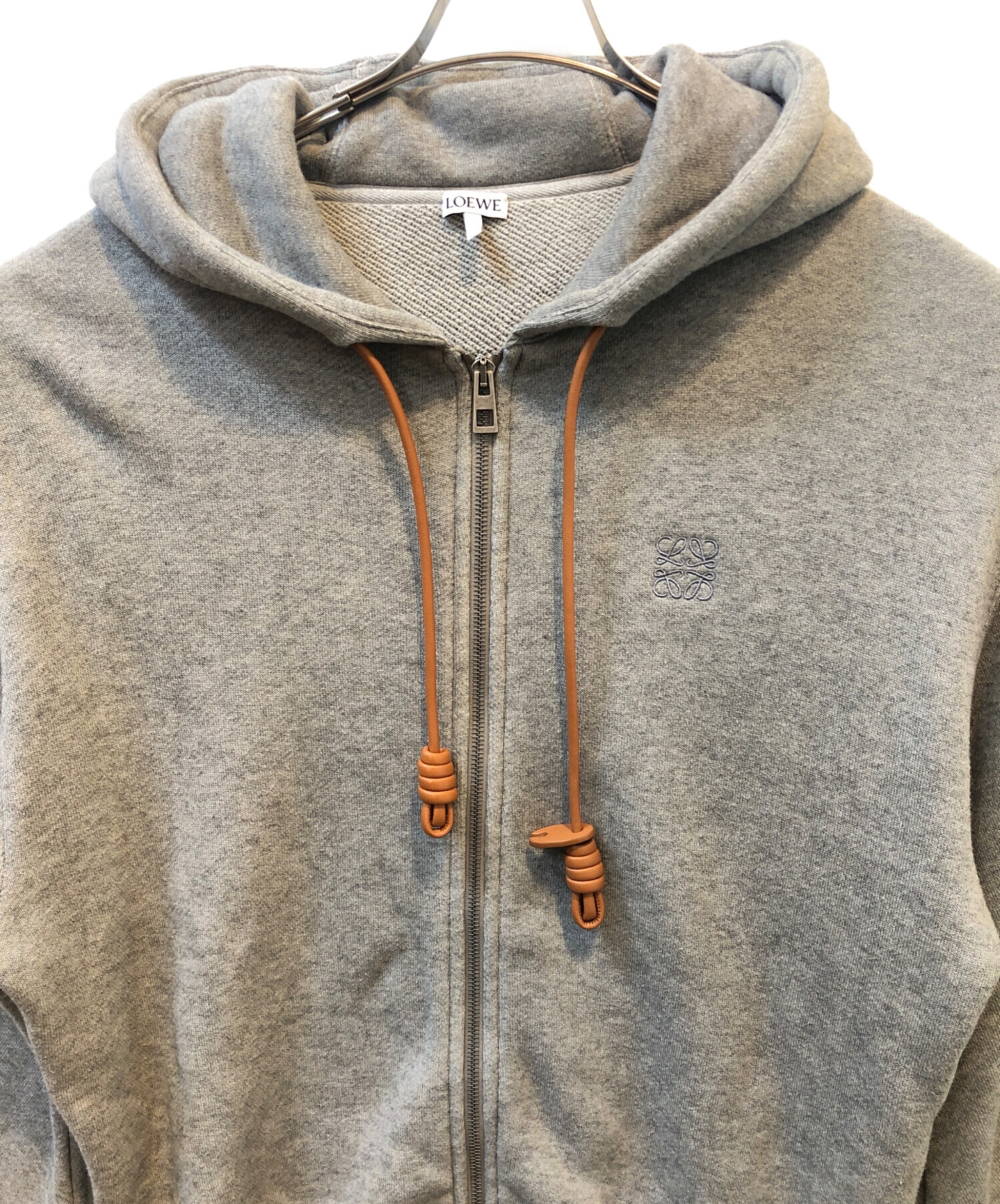 中古・古着通販】LOEWE (ロエベ) ジップアップスウェット グレー