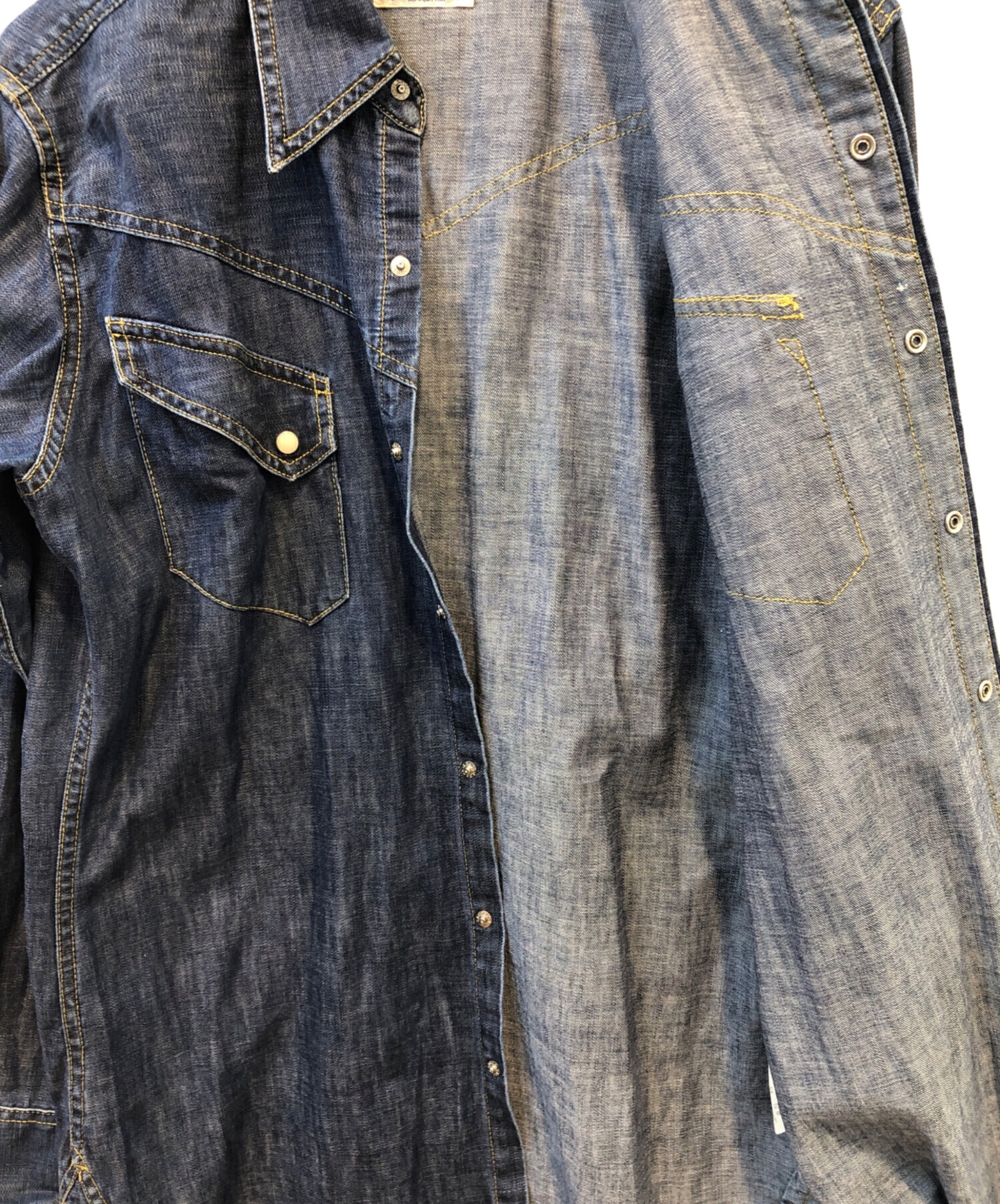 中古・古着通販】LEVI'S (リーバイス) ウエスタンデニムシャツ 90S