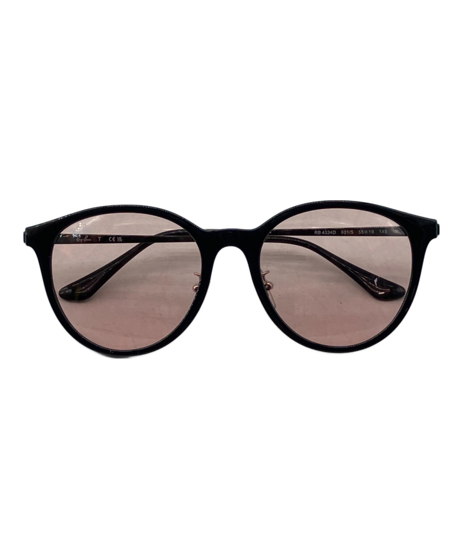 専用！Ray-Ban RB 4334D ブラックフレーム サングラス 中古・古着通販】RAY-BAN (レイバン) サングラス ブラック｜ブランド