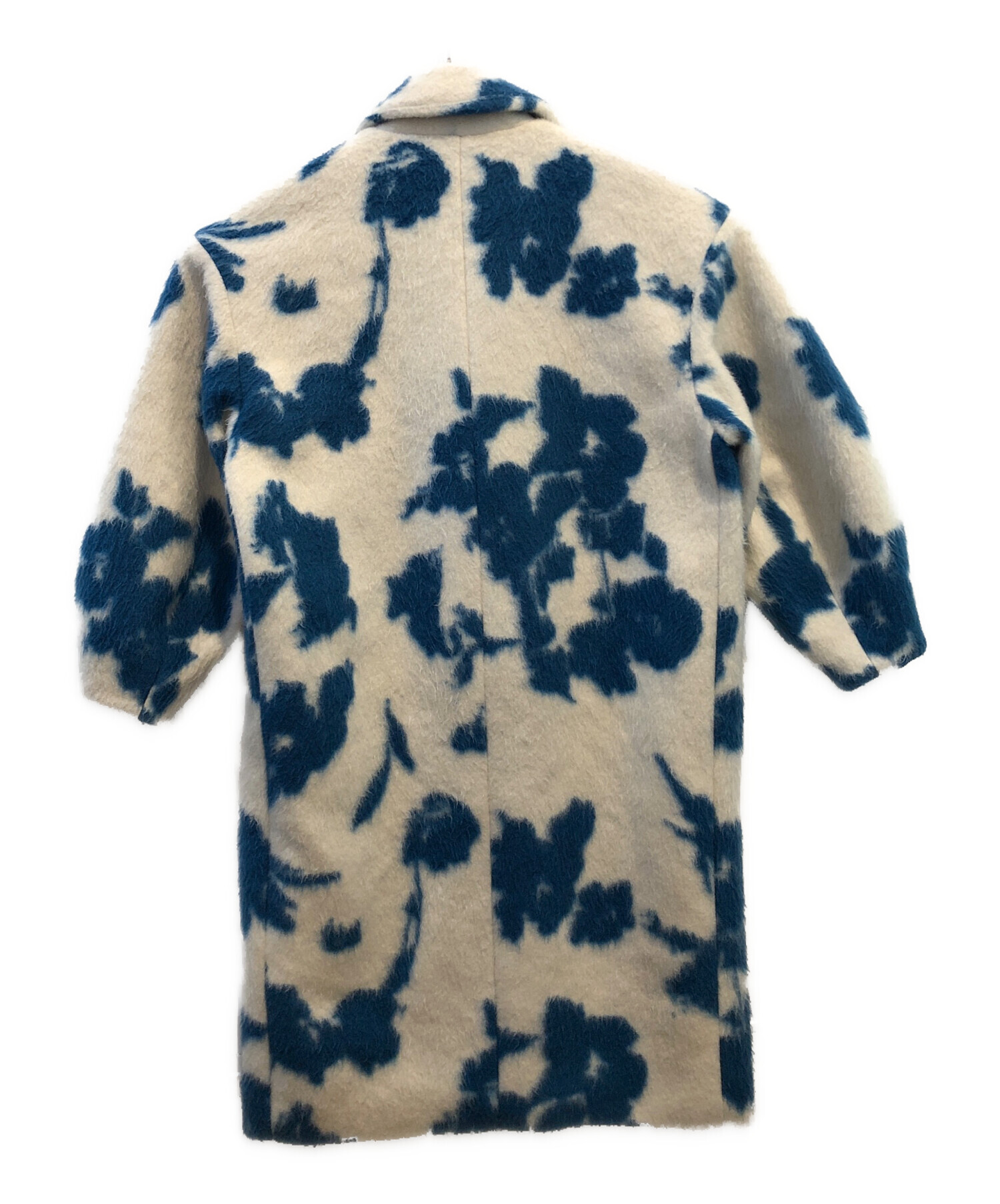 AMERI UND SHADOW FLOWER WOOL COAT AMERI UND SHADOW FLOWER WOOL