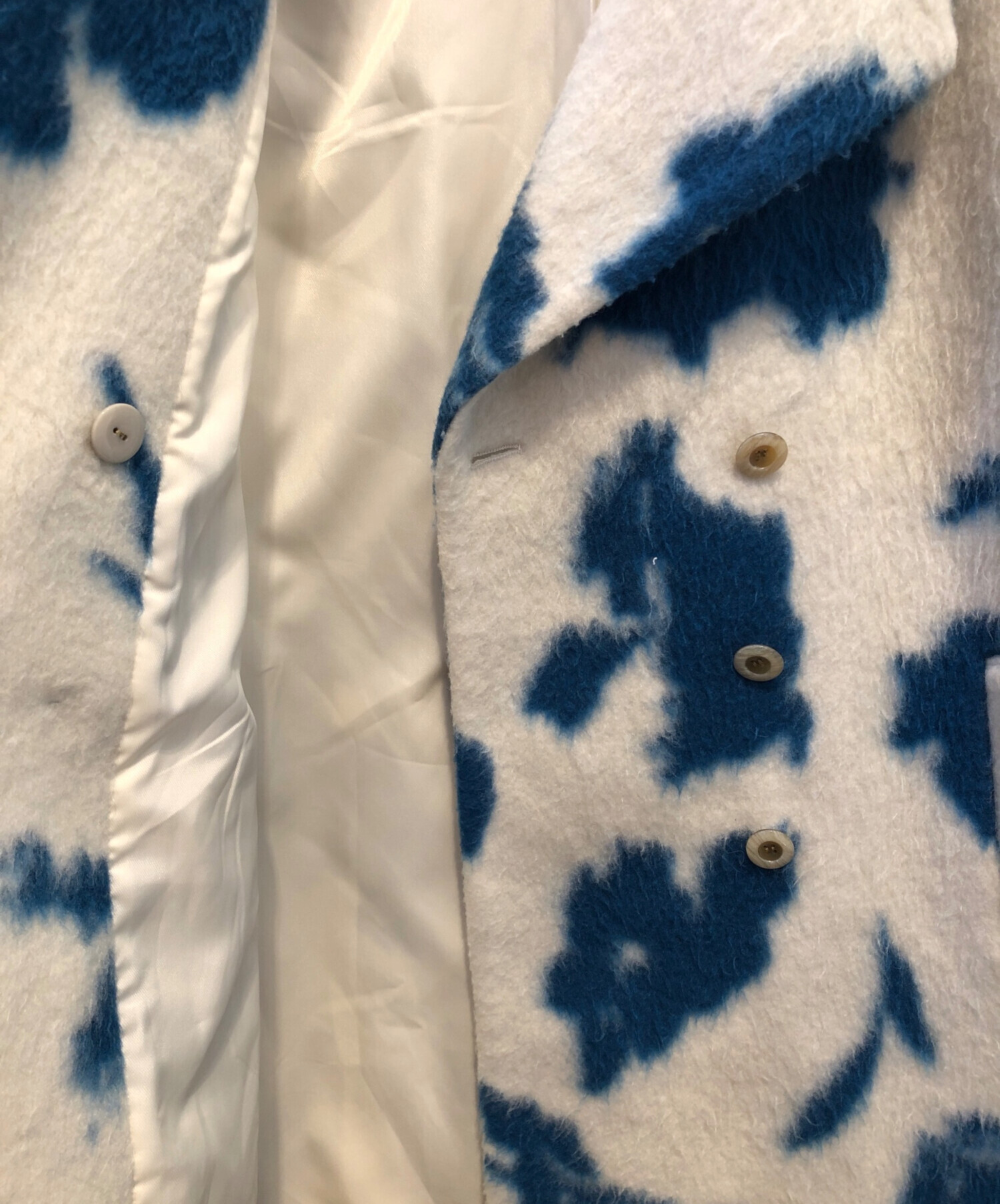 中古・古着通販】AMERI (アメリ) UND SHADOW FLOWER WOOL COAT