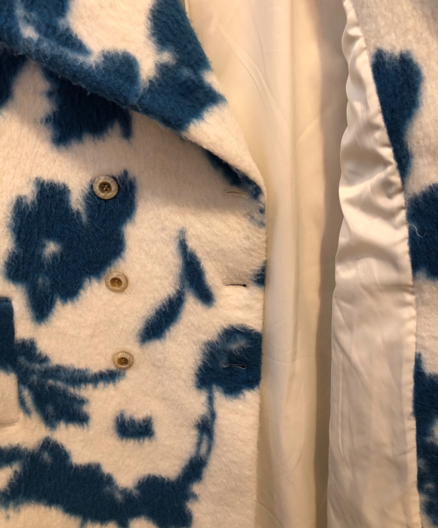 中古・古着通販】AMERI (アメリ) UND SHADOW FLOWER WOOL COAT
