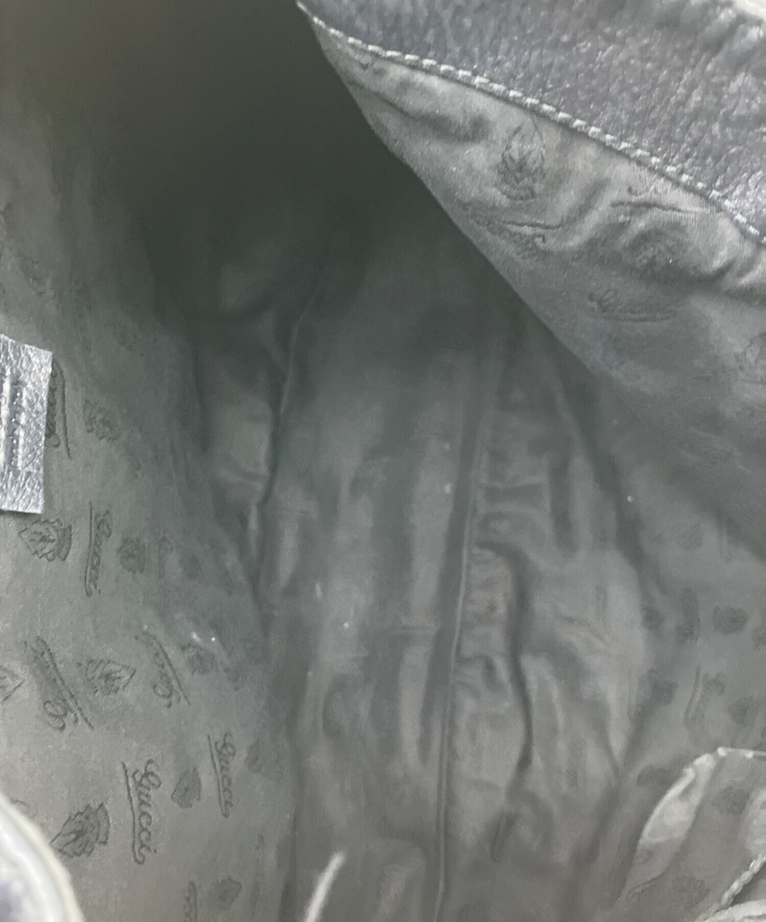 中古・古着通販】GUCCI (グッチ) ショルダーバッグ ブラック｜ブランド