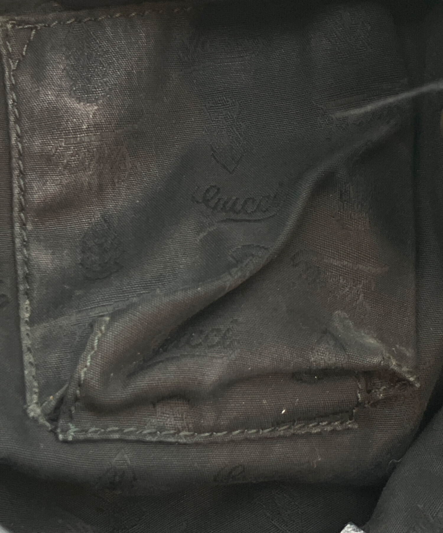中古・古着通販】GUCCI (グッチ) ショルダーバッグ ブラック｜ブランド