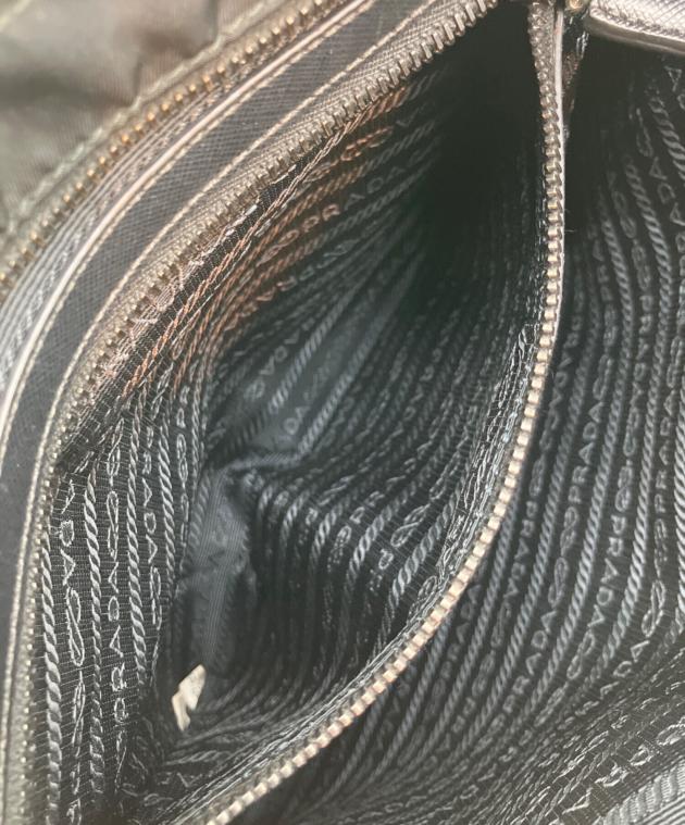 中古・古着通販】PRADA (プラダ) ナイロンショルダーバッグ ブラック