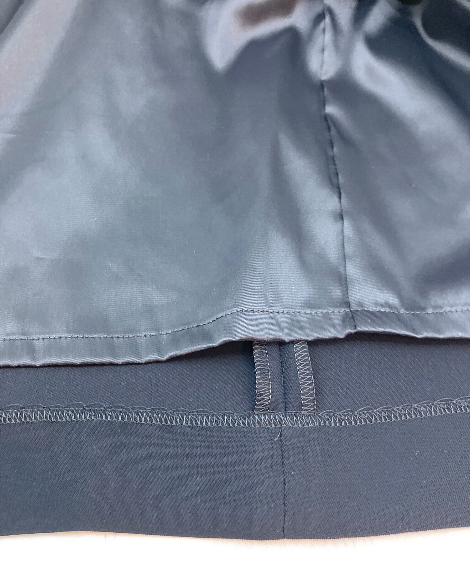 中古・古着通販】UNTITLED (アンタイトル) 半袖ワンピース ネイビー