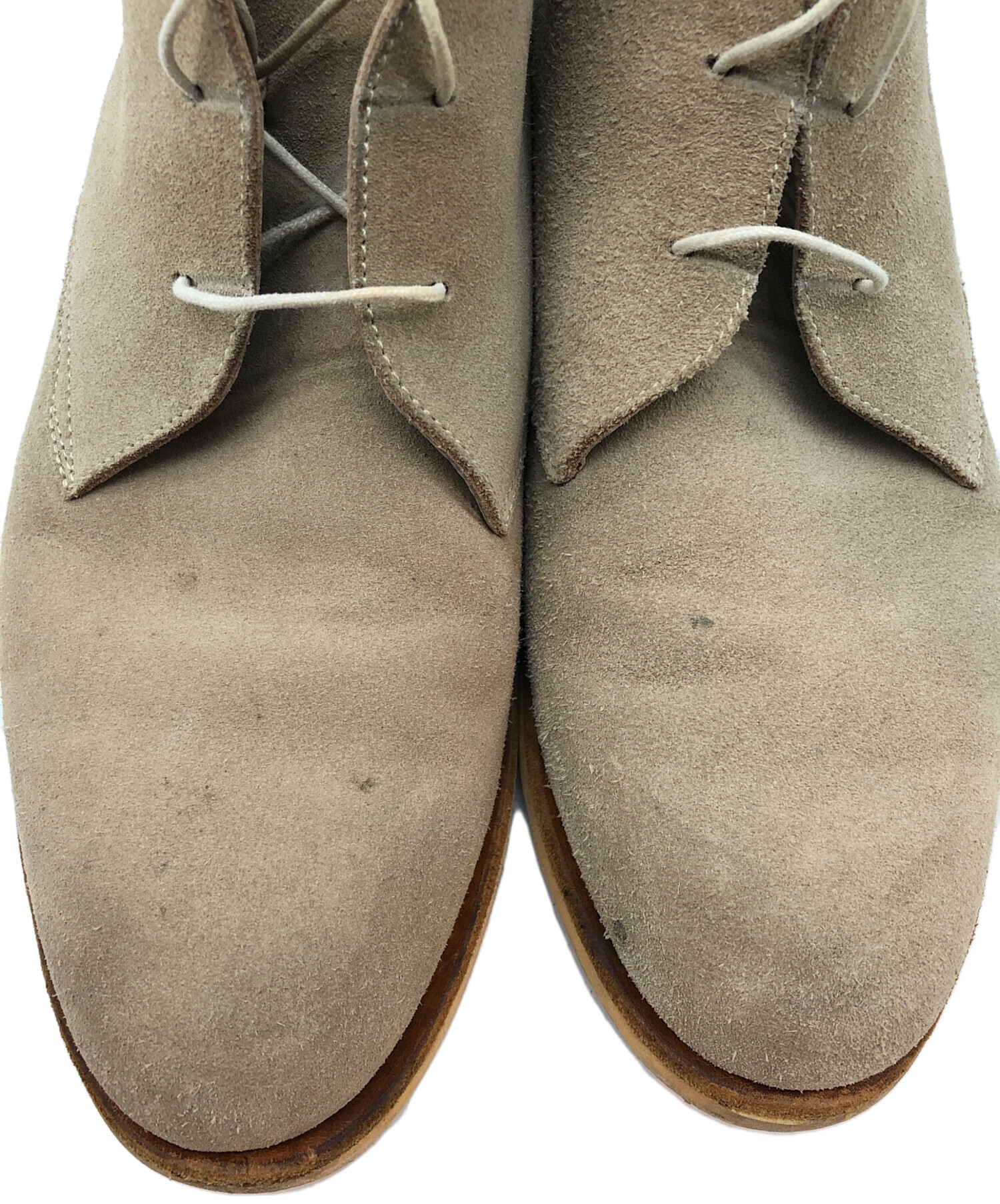 Paraboot パラブーツ ブーツ 26cm ベージュ 【古着】【中古】【送料無料】 中古・古着通販】PARABOOT (パラブーツ) チャッカーブーツ ベージュ