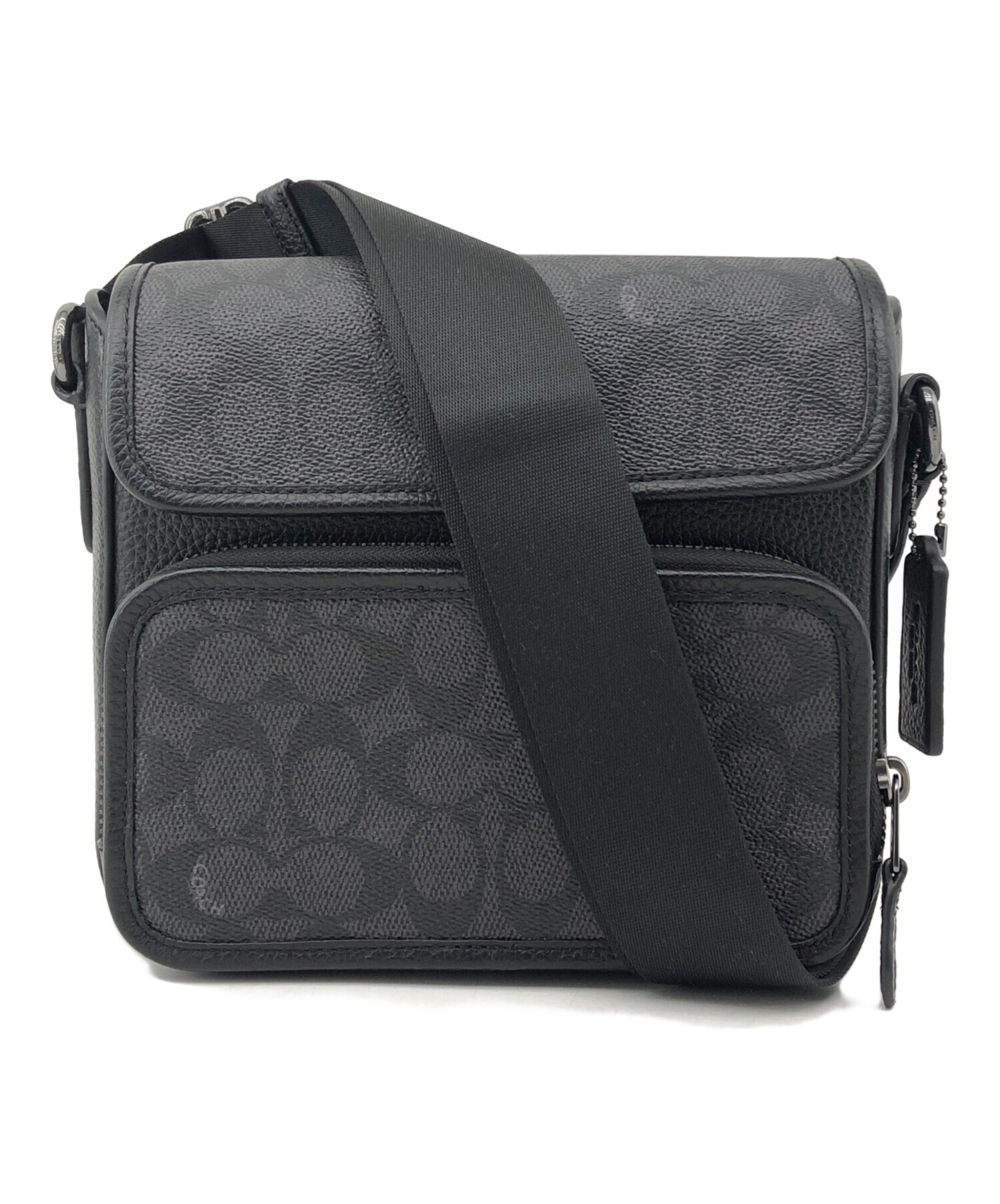 中古・古着通販】COACH (コーチ) ショルダーバッグ シグネチャー 