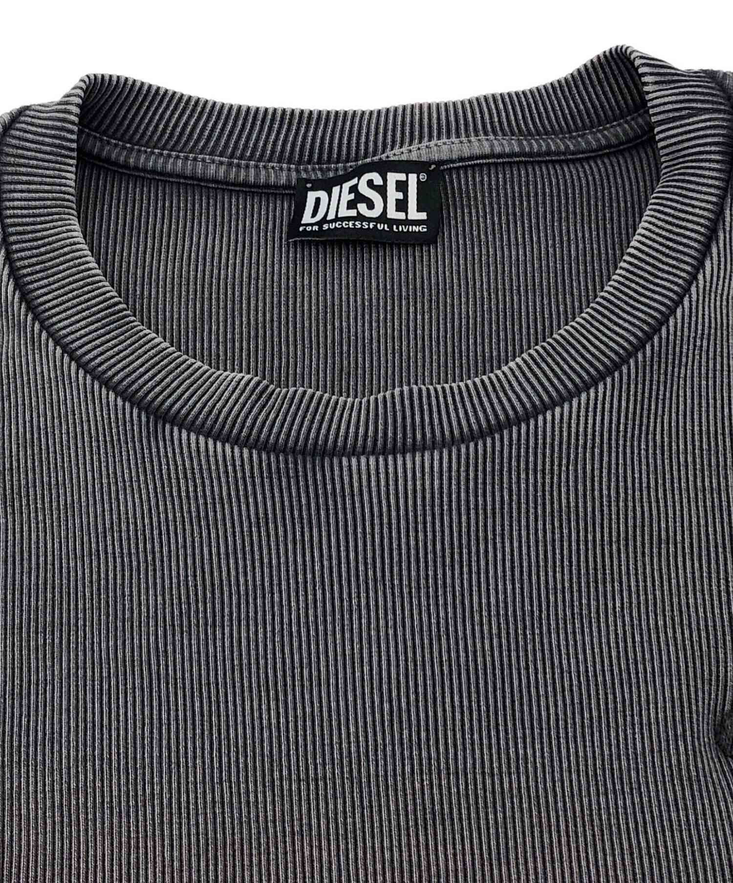 中古・古着通販】DIESEL (ディーゼル) 長袖カットソー グレー サイズ