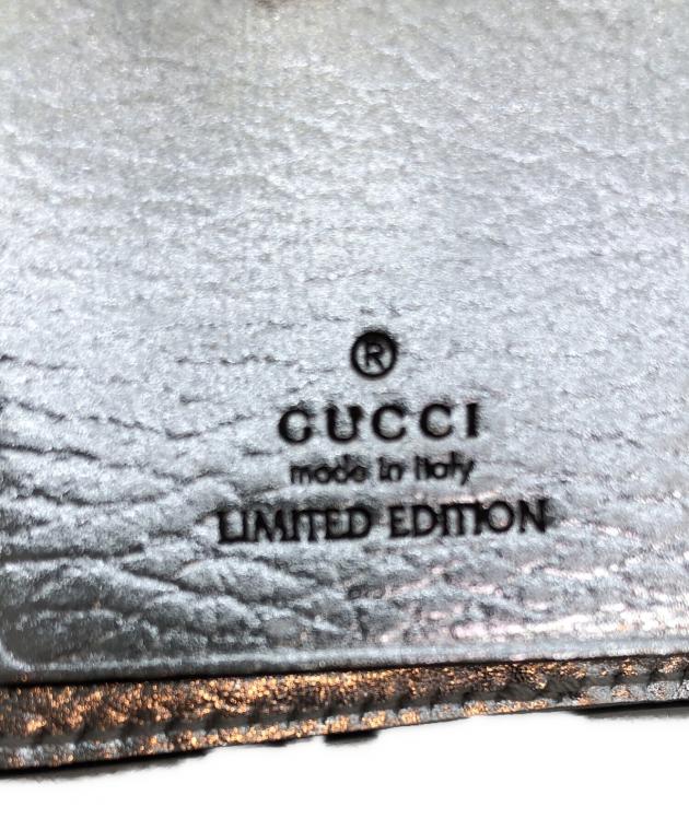 廃盤　未使用　GUCCI キーケース 6連 メタリックシルバー 中古・古着通販】GUCCI (グッチ) 6連キーケース 456118 シルバー
