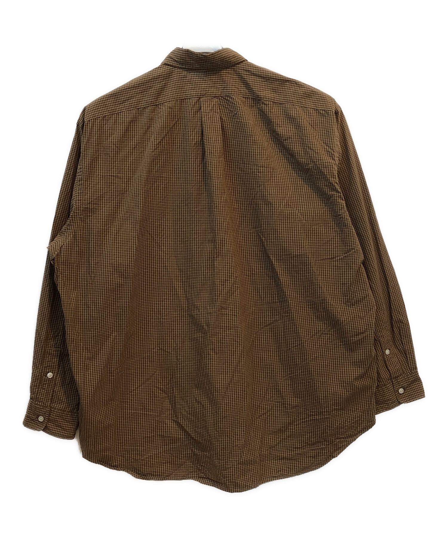 中古・古着通販】RALPH LAUREN (ラルフローレン) 長袖シャツ ブラウン