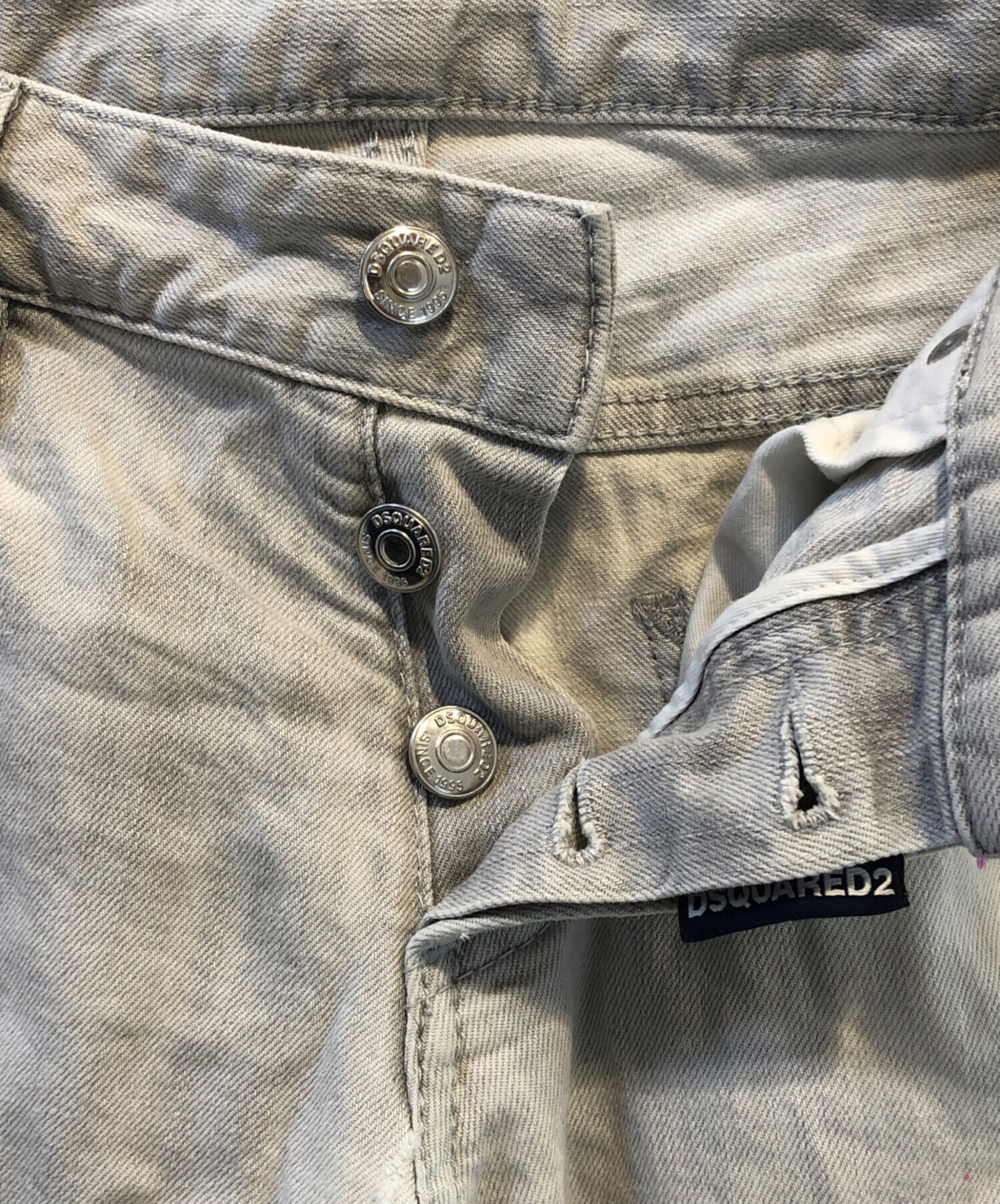 中古・古着通販】DSQUARED2 (ディースクエアード) ダメージスキニー