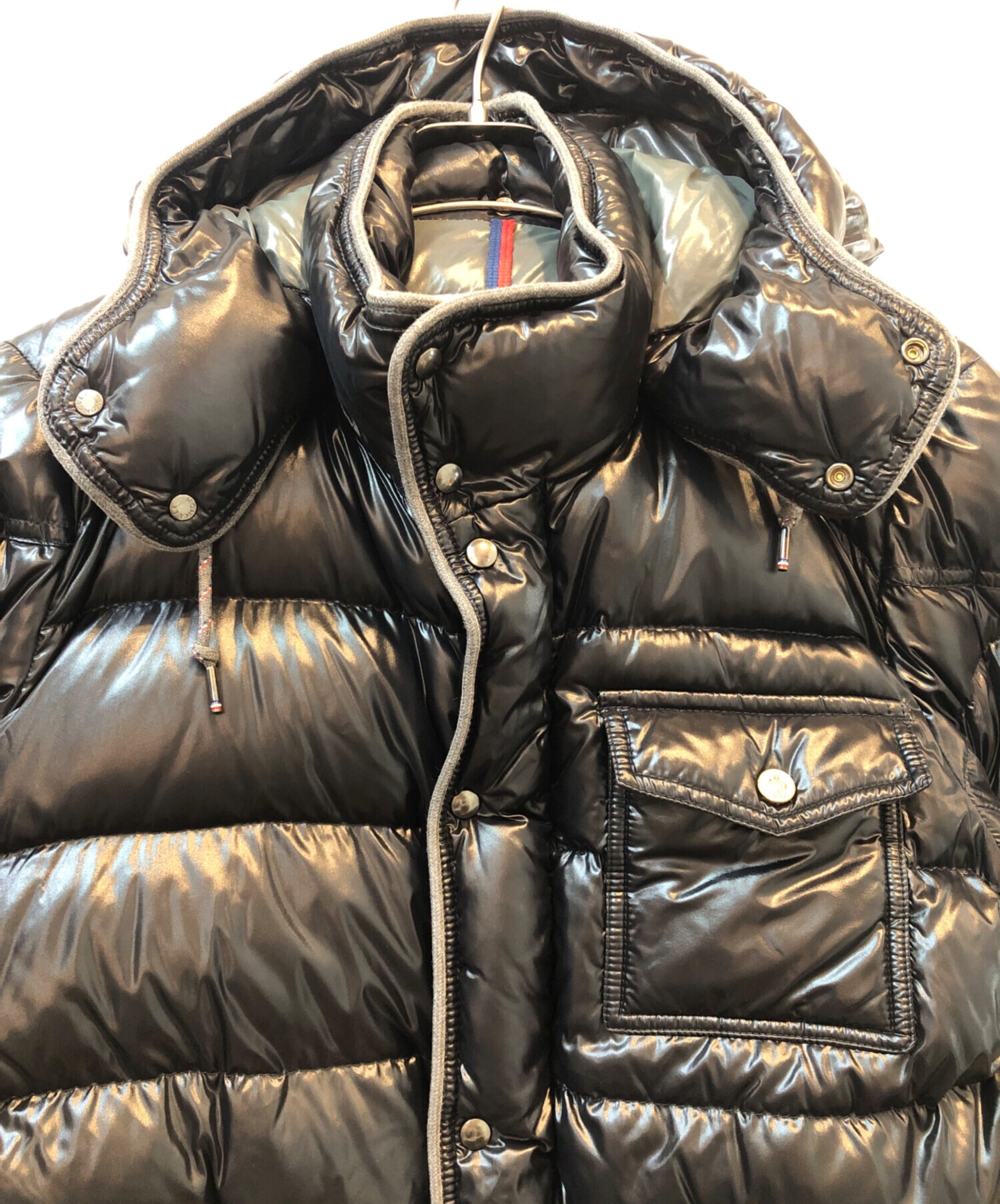 中古・古着通販】MONCLER (モンクレール) ダウンジャケット ブラック