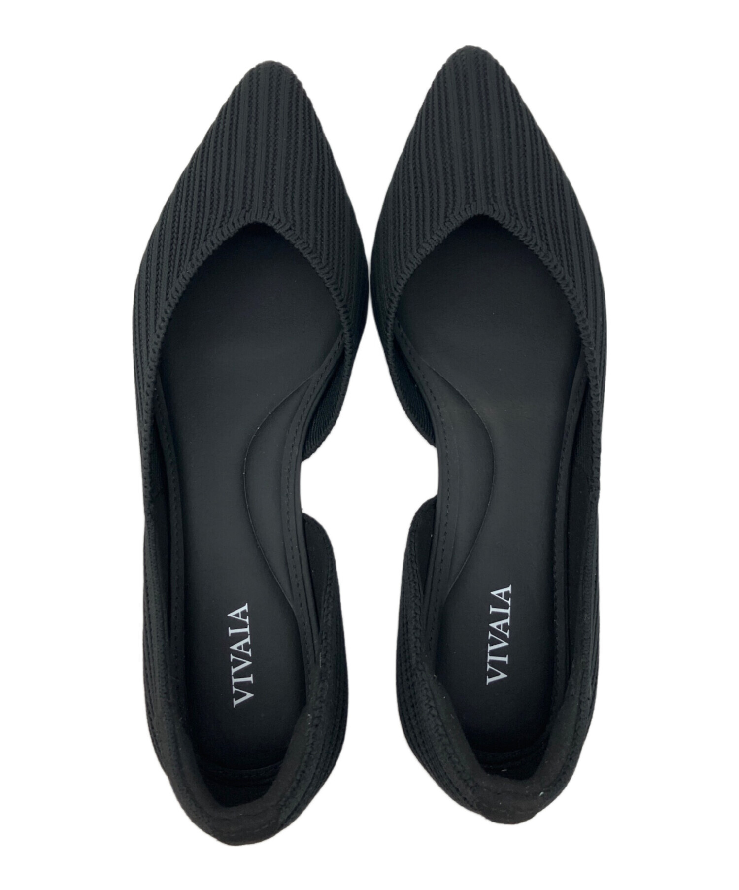 【新品未使用・箱あり】VIVAIA フラットパンプス ブラック 40.5 中古・古着通販】VIVAIA (ビバイア) フラットパンプス MELIA ブラック