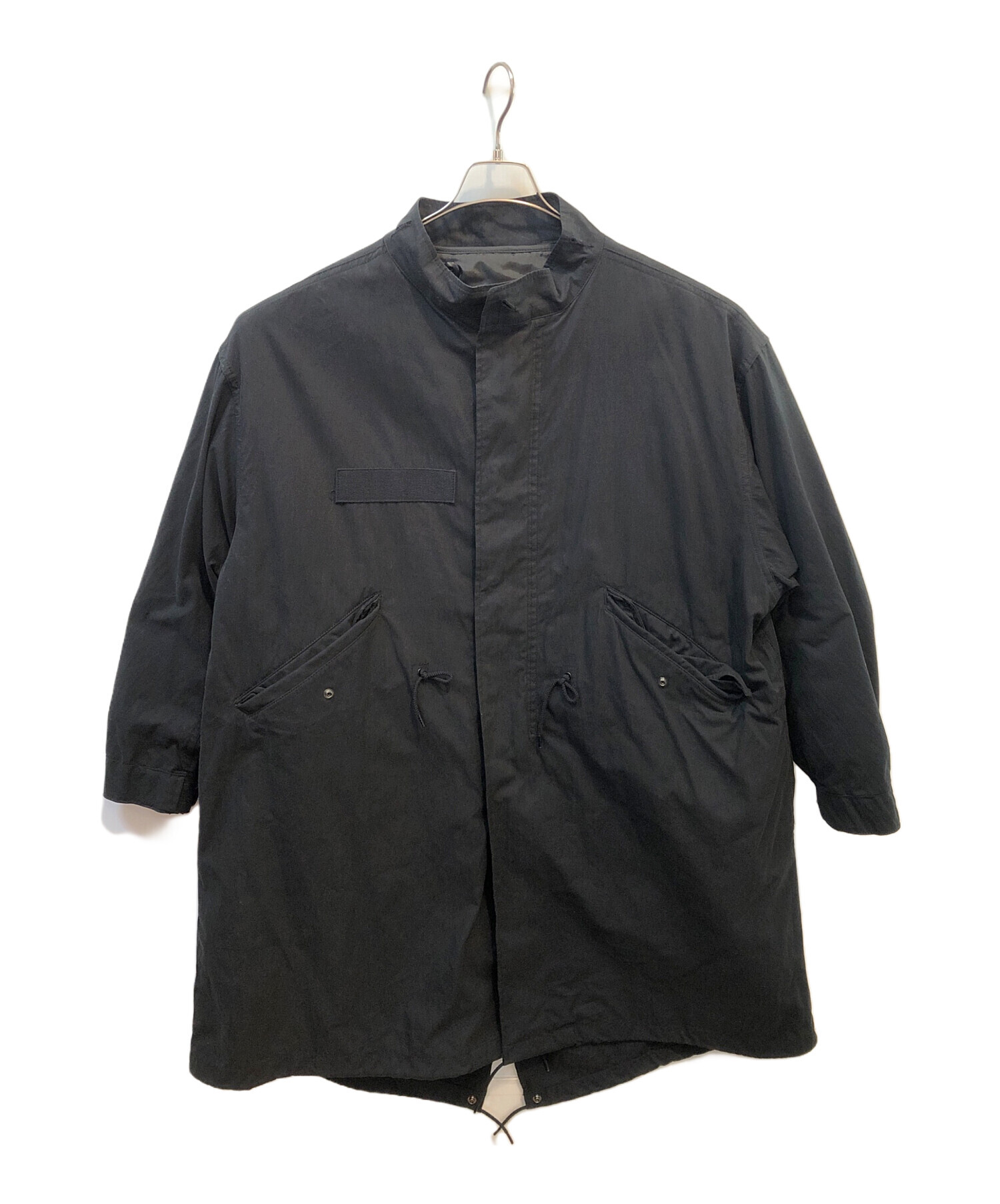 フリークスストア ブラック モッズコート 袖口にほつれあり 中古・古着通販】FREAK'S STORE (フリークスストア) モッズコート