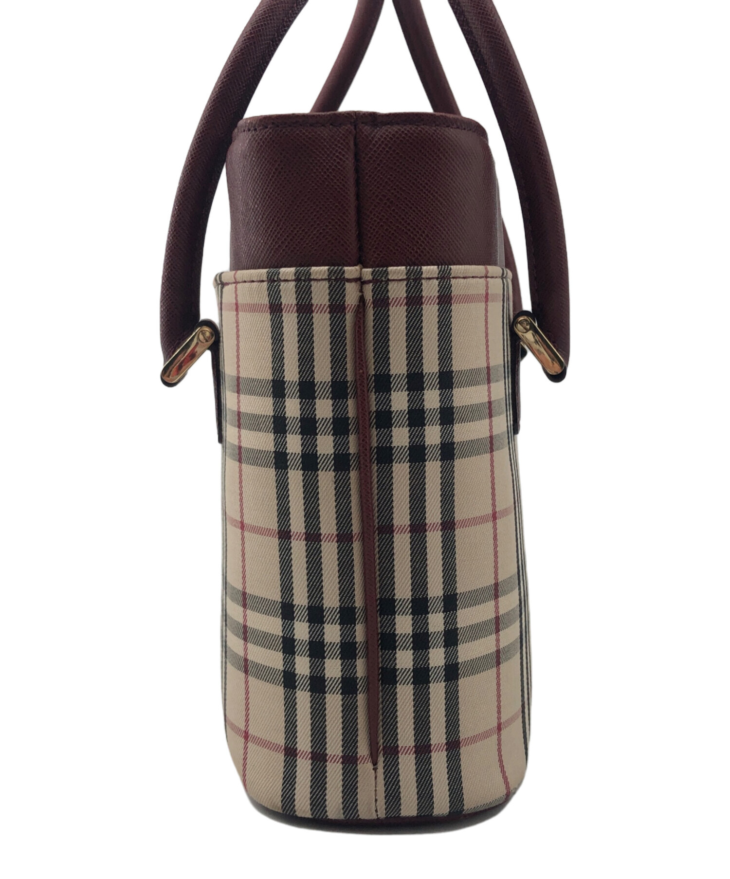 中古・古着通販】BURBERRY (バーバリー) ハンドバッグ ノバチェック