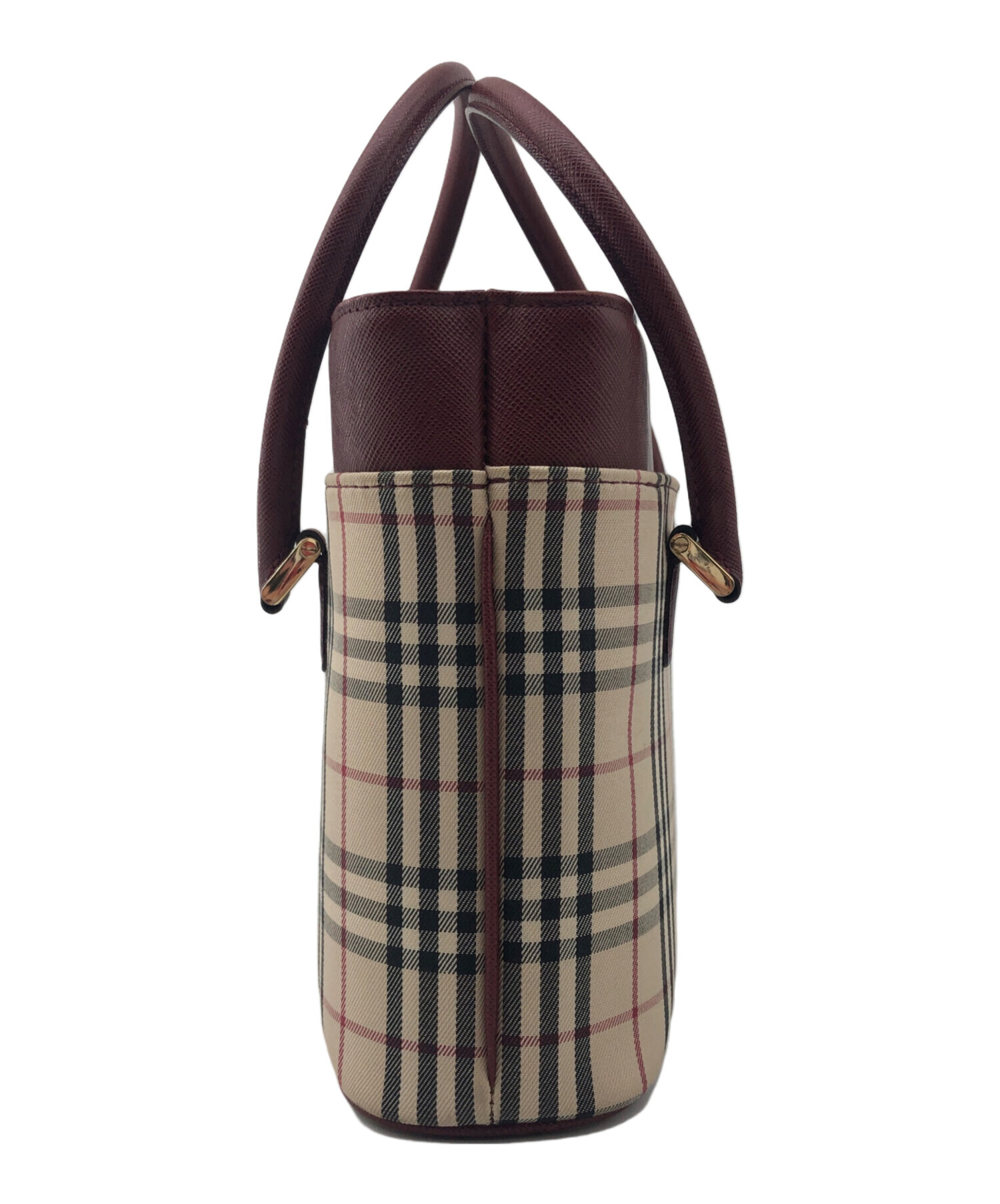 中古・古着通販】BURBERRY (バーバリー) ハンドバッグ ノバチェック 