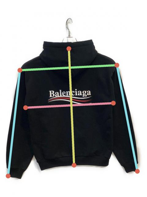 中古・古着通販】BALENCIAGA (バレンシアガ) プルオーバーパーカー