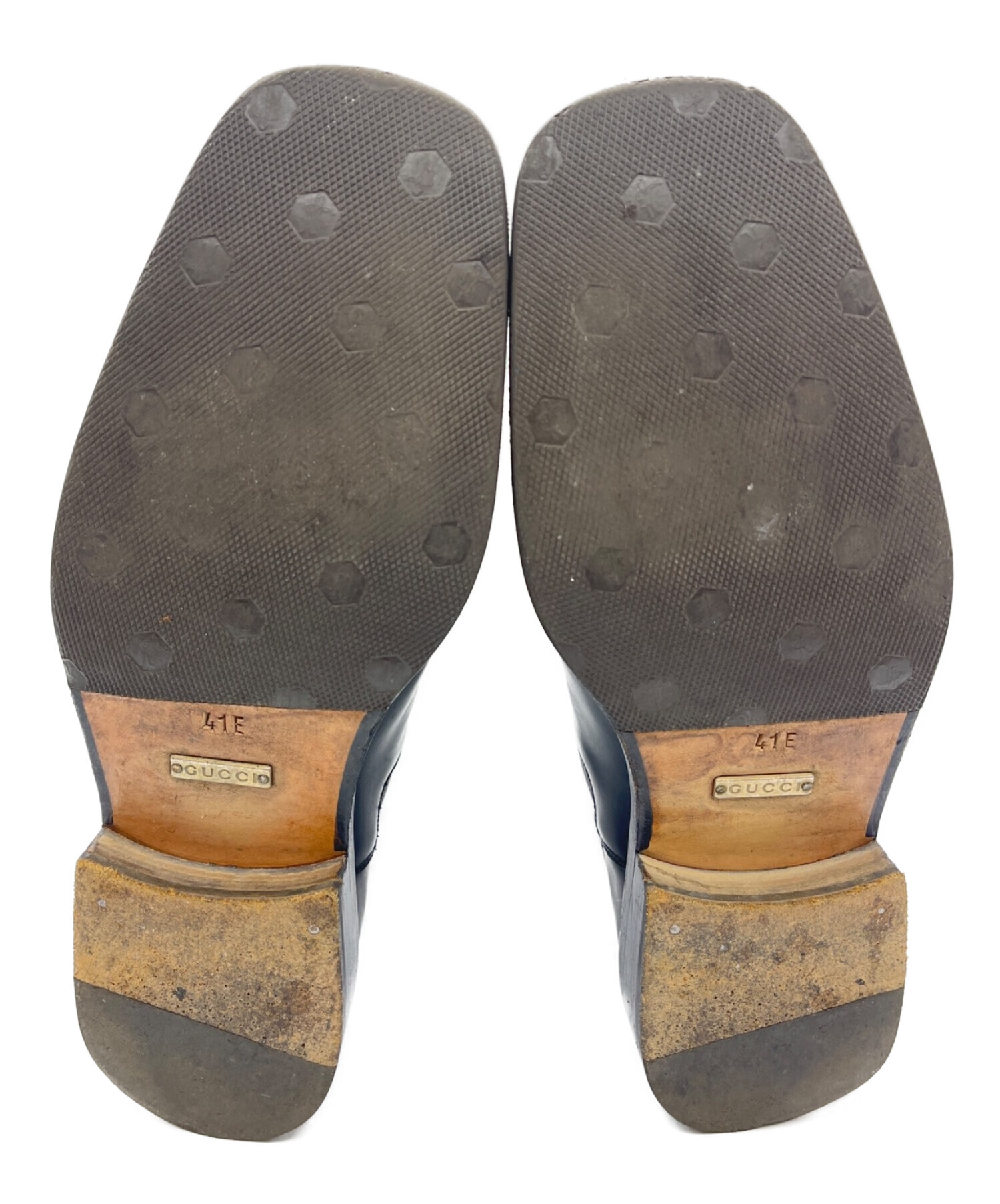 中古・古着通販】GUCCI (グッチ) サイドゴアブーツ ブラック サイズ