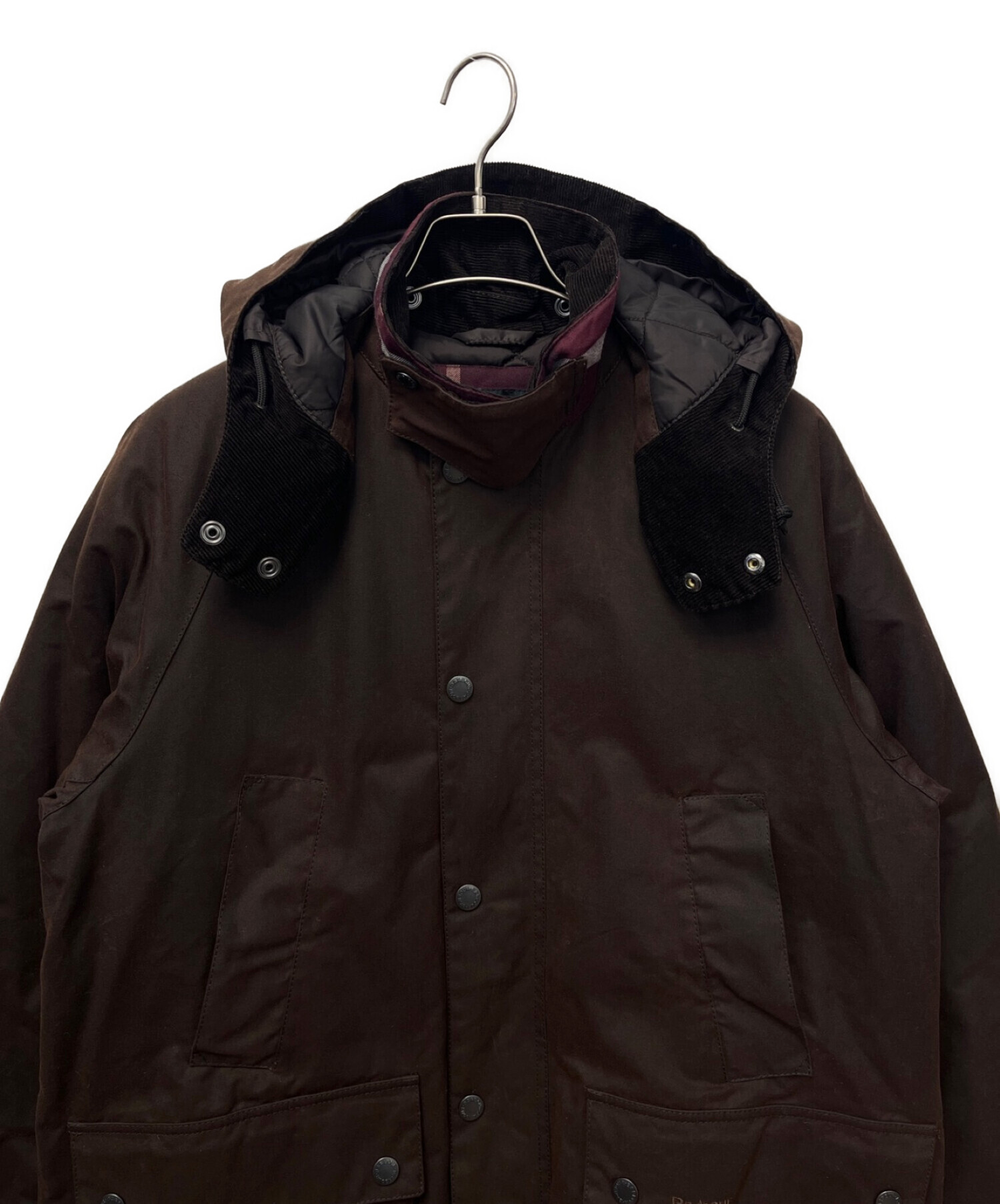【美品古着】Barbour ダークブラウン ジャケット Lサイズ 中古・古着通販】Barbour (バブアー) ウインタービデイル ブラウン
