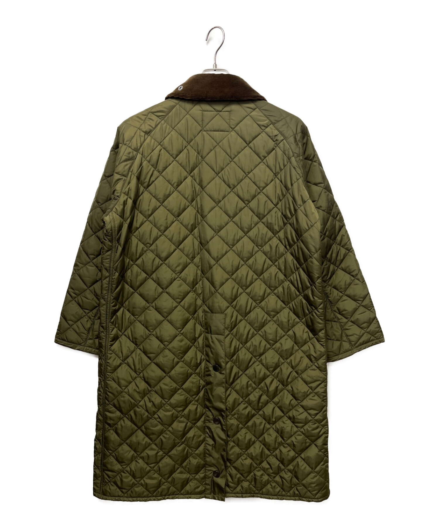 Barbour NEW BURGHLEY QUILTキルティングコート 38 中古・古着通販】Barbour (バブアー) BURGHLEY QUILT NYLON