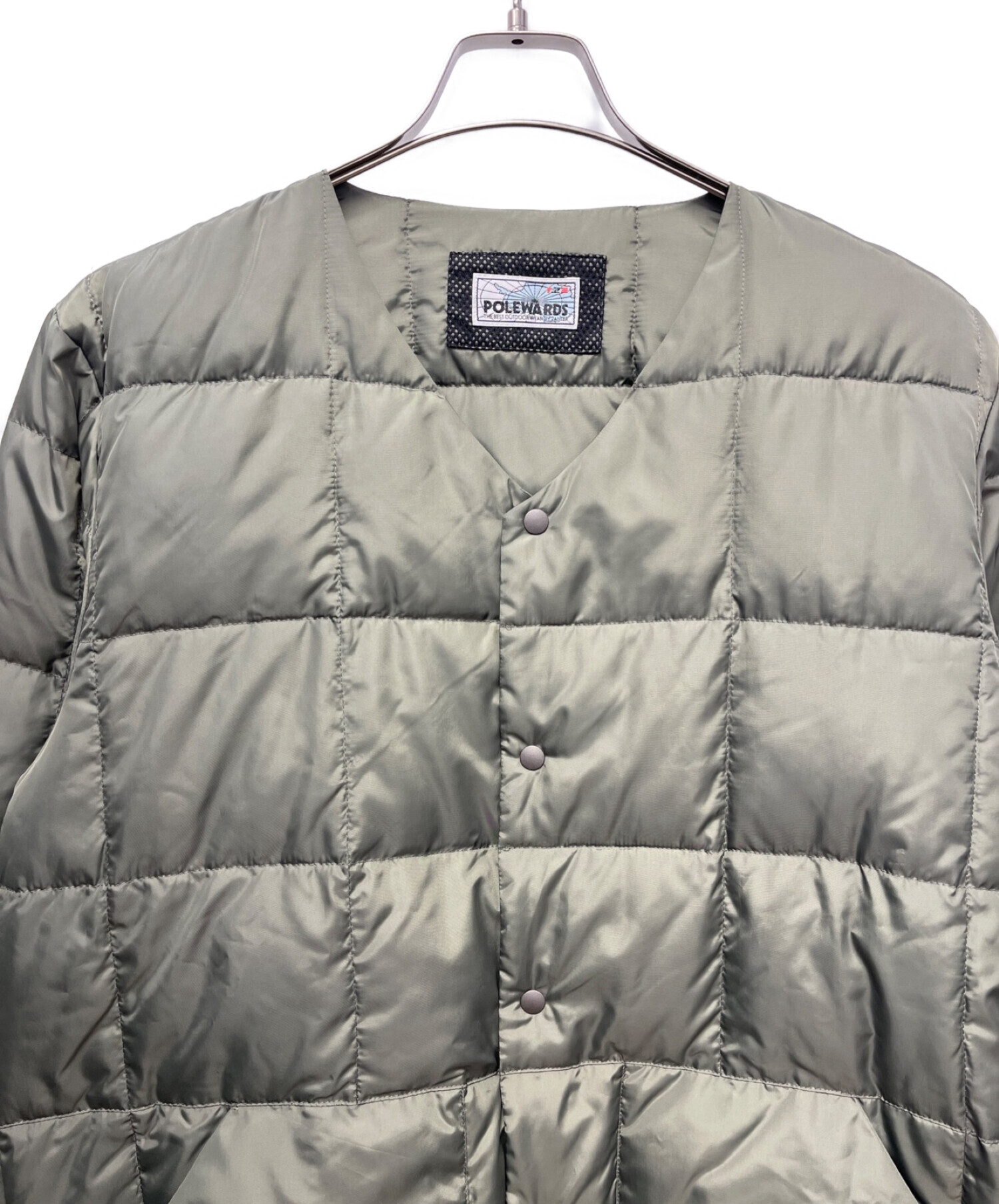 中古・古着通販】POLEWARDS (ポールワーズ) ダウンジャケット オリーブ
