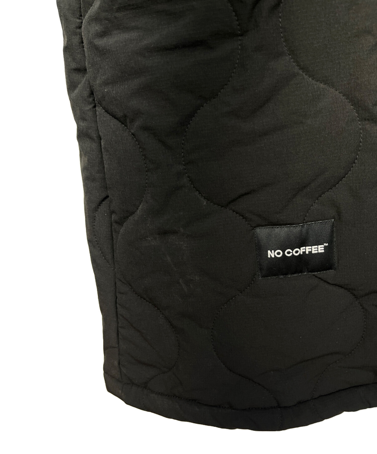 NO COFFEE キルティングジャケット L 黒 NO COFFEE コート ジャケット キルティングコート メンズ : ZOZOTOWN