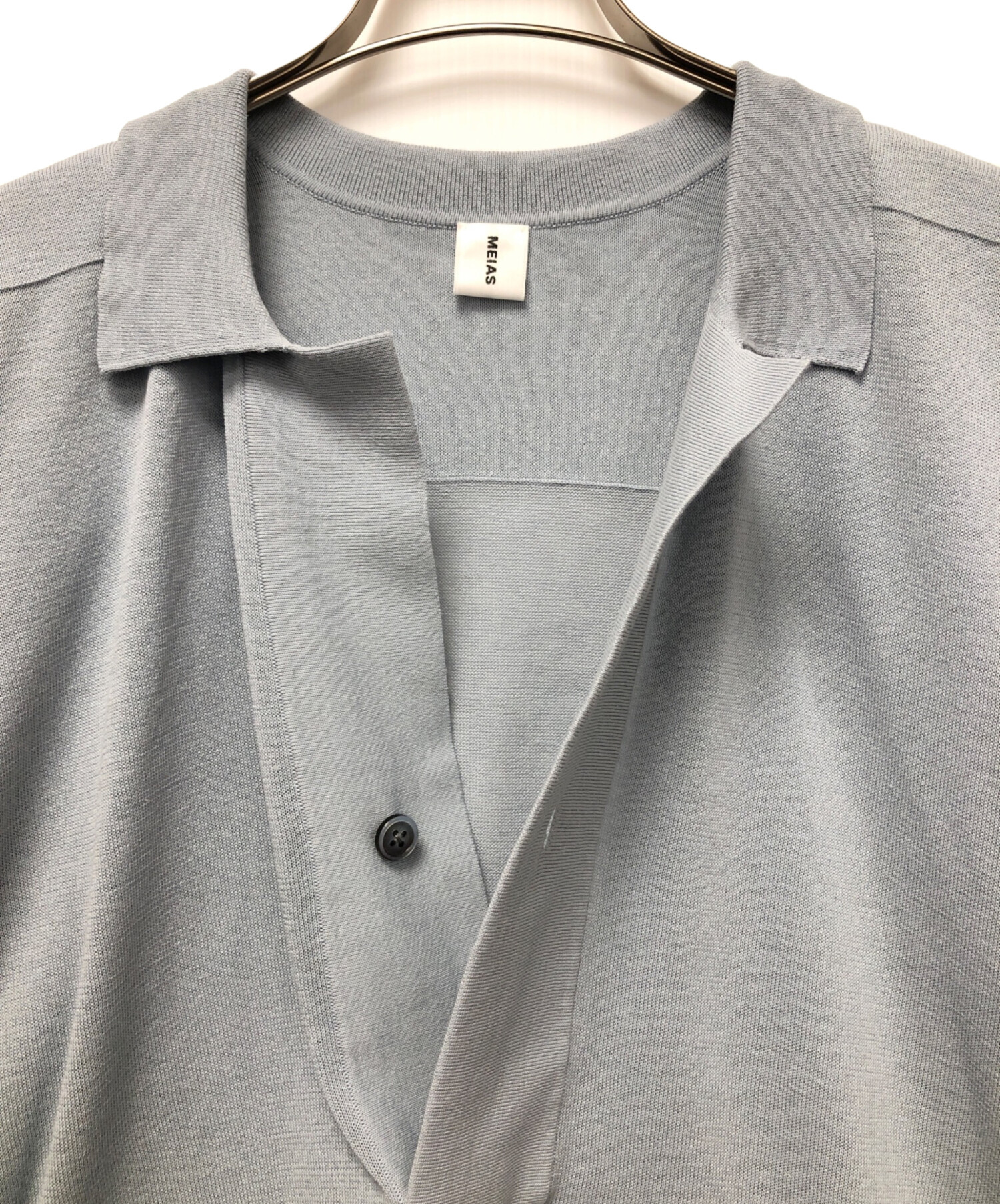 中古・古着通販】MEIAS (メイアス) LINEN MIX SHEER WIDE PULL OVER 