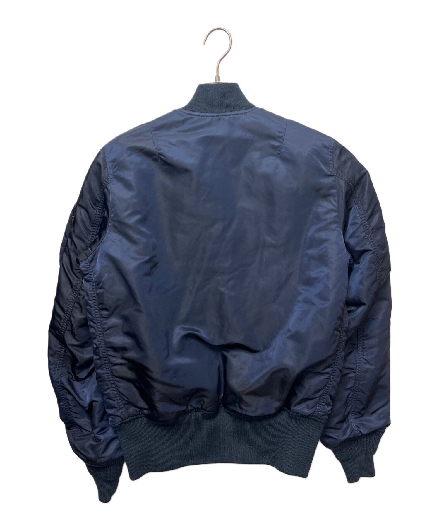 中古・古着通販】ALPHA (アルファ) MA-1ジャケット ネイビー サイズ:S