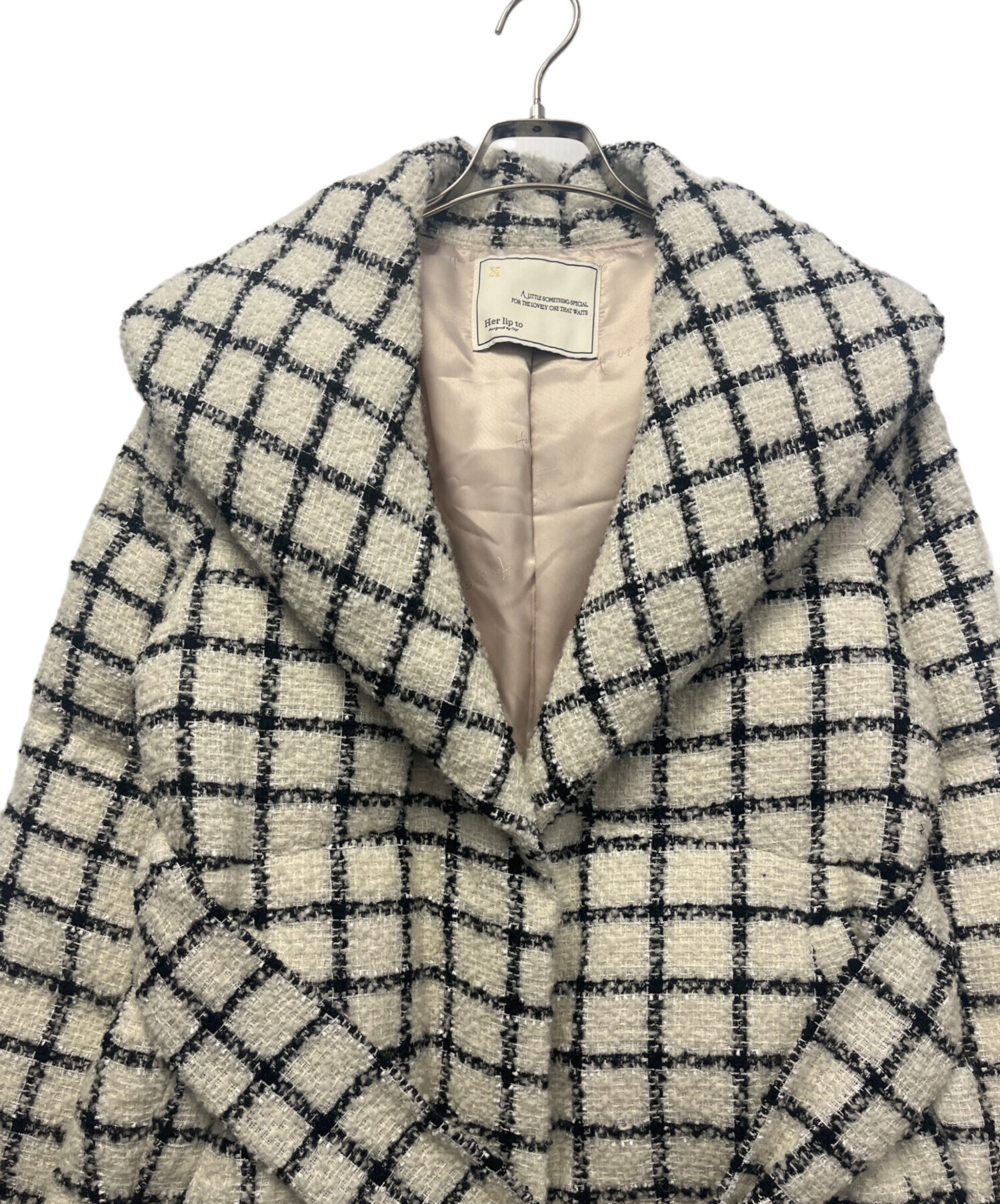 中古・古着通販】Her lip to (ハーリップトゥ) ベルテッドダウンコート