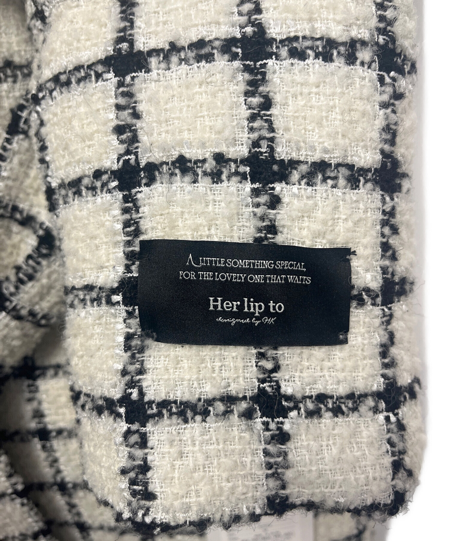 中古・古着通販】Her lip to (ハーリップトゥ) ベルテッドダウンコート