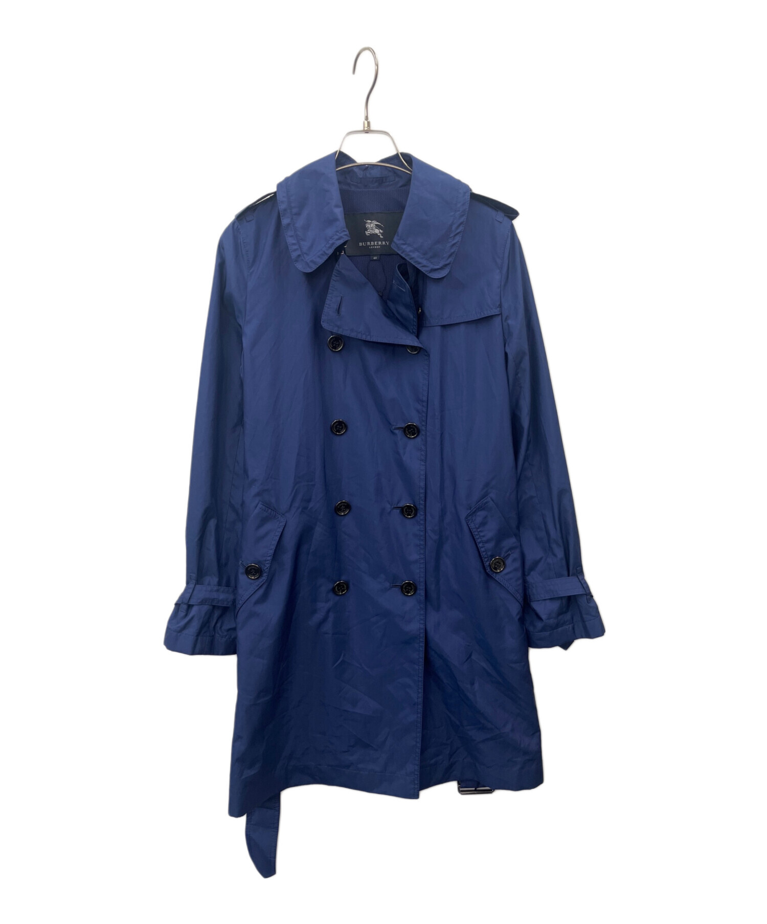 中古・古着通販】BURBERRY (バーバリー) ナイロンコート ネイビー