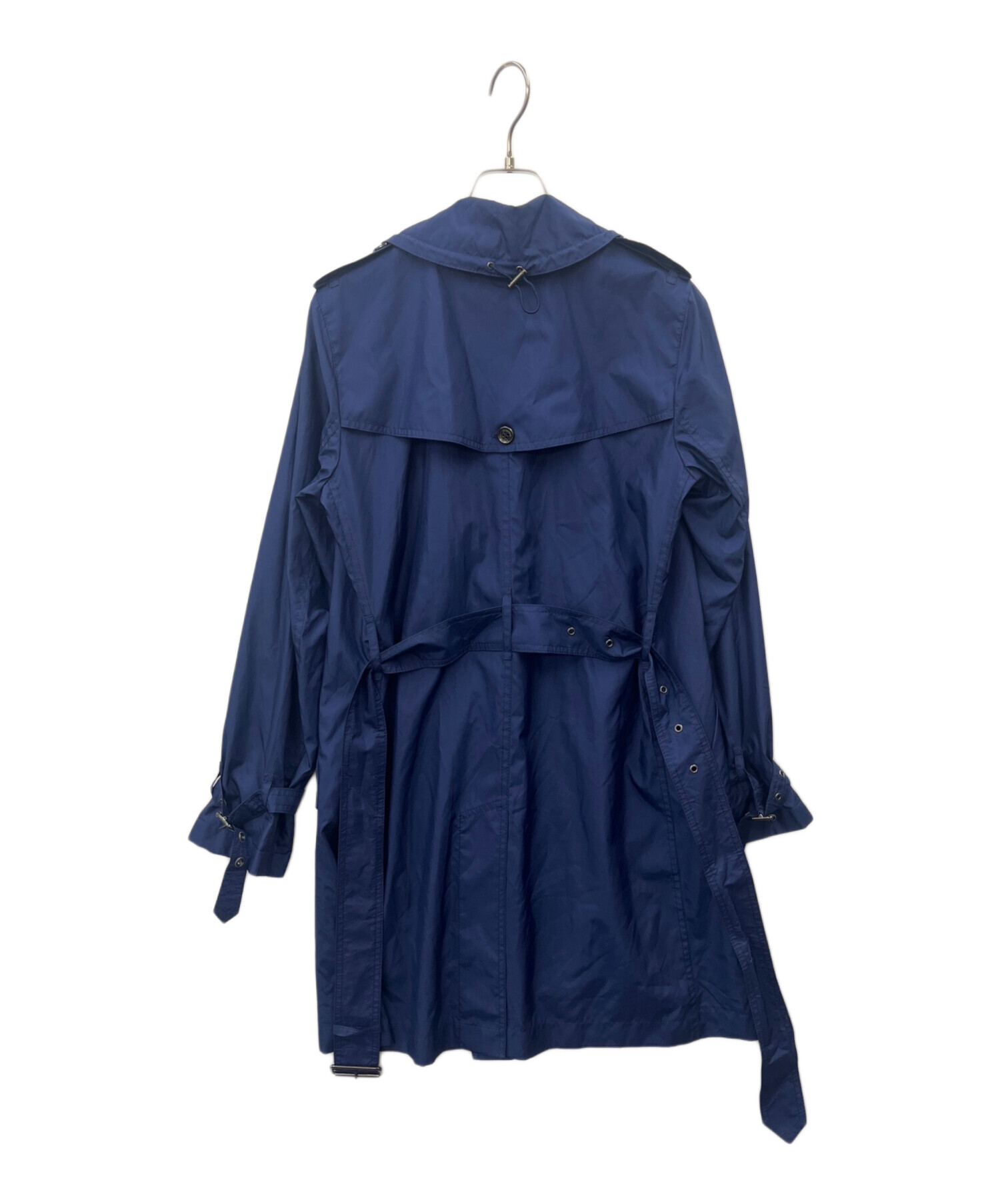 中古・古着通販】BURBERRY (バーバリー) ナイロンコート ネイビー