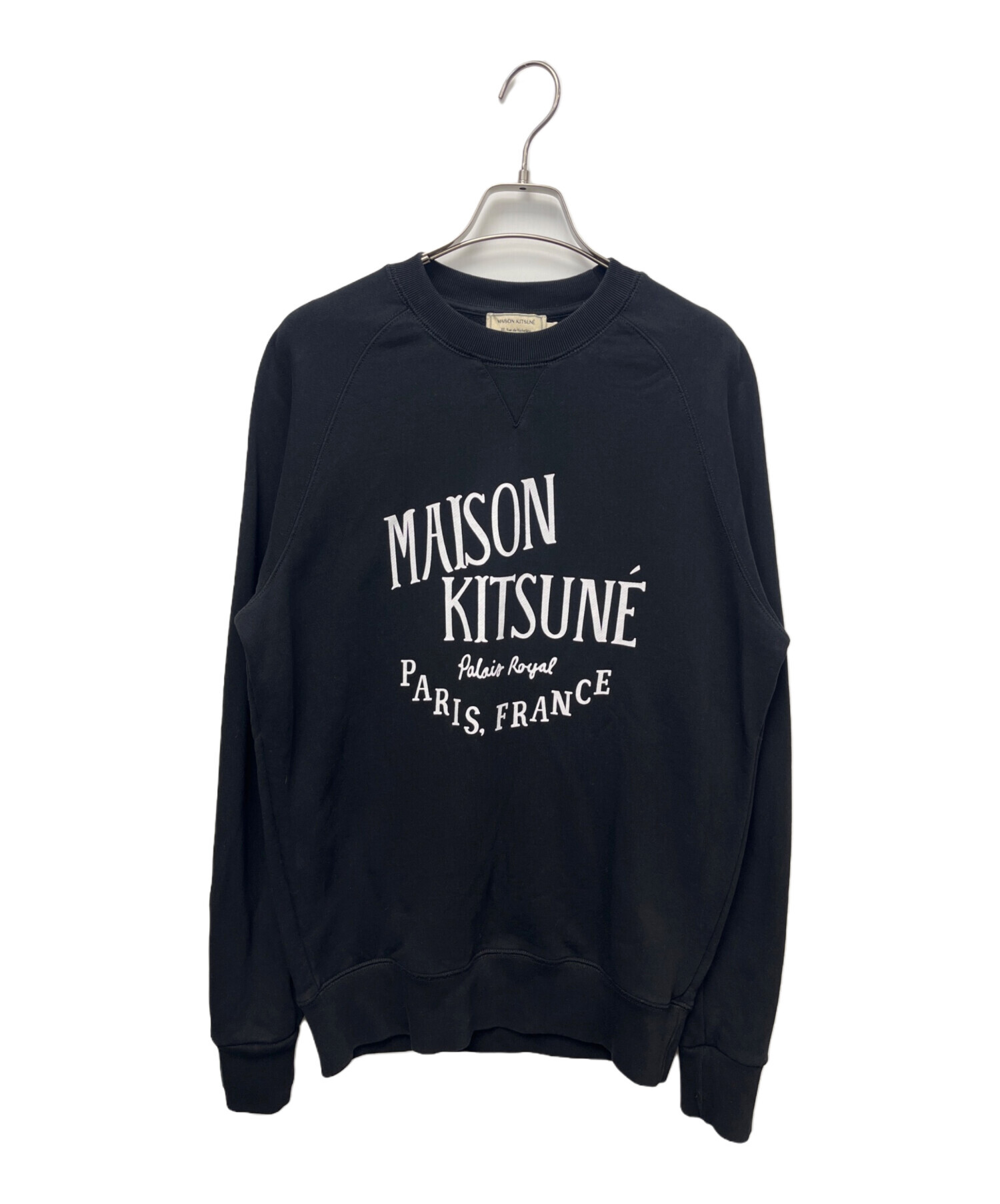 MAISON KITSUNÉ ブラック スウェット S