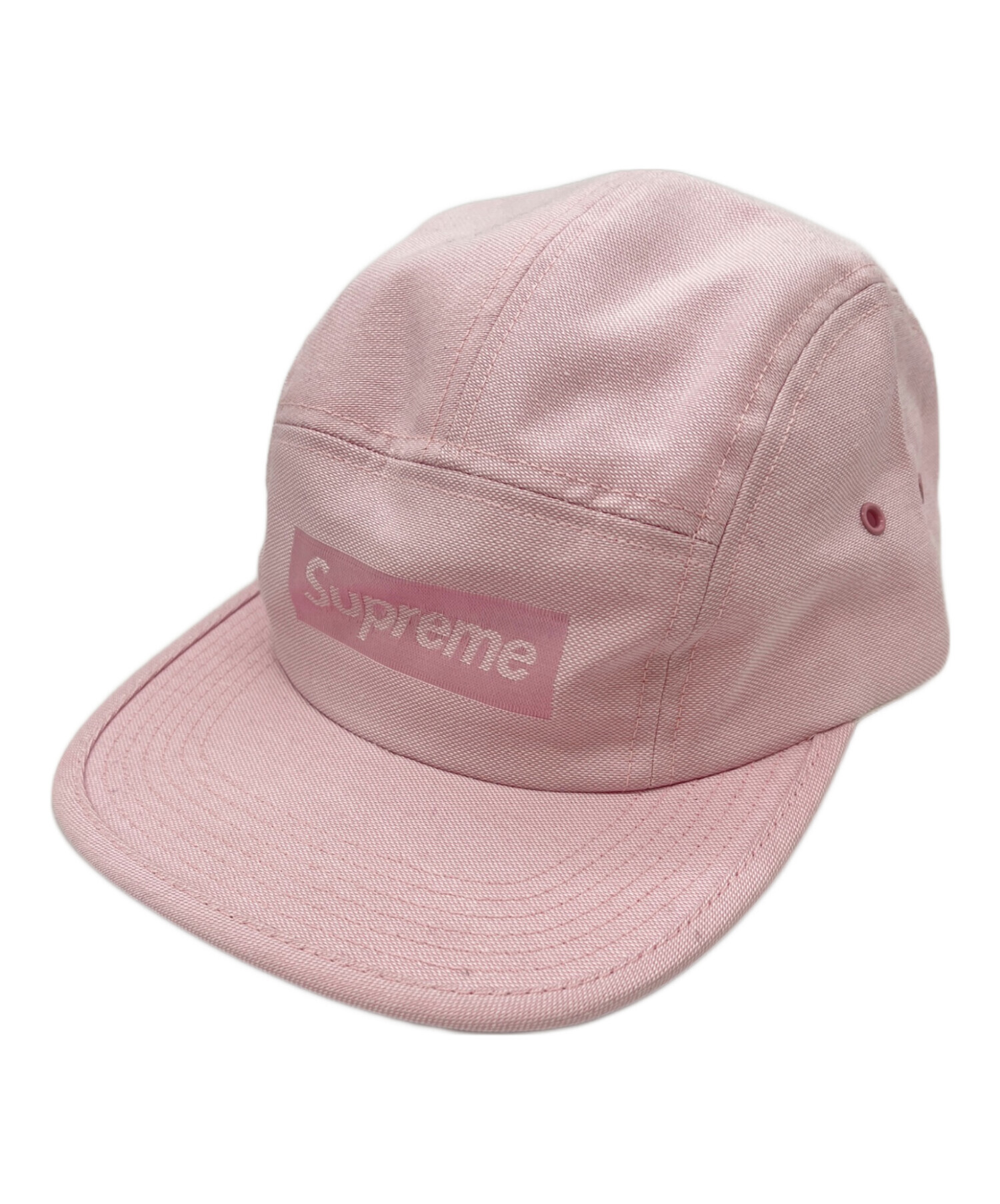 supreme シュプリーム　キャップ　サーモンピンク　MADE IN USA 中古・古着通販】Supreme (シュプリーム) キャップ ピンク｜ブランド