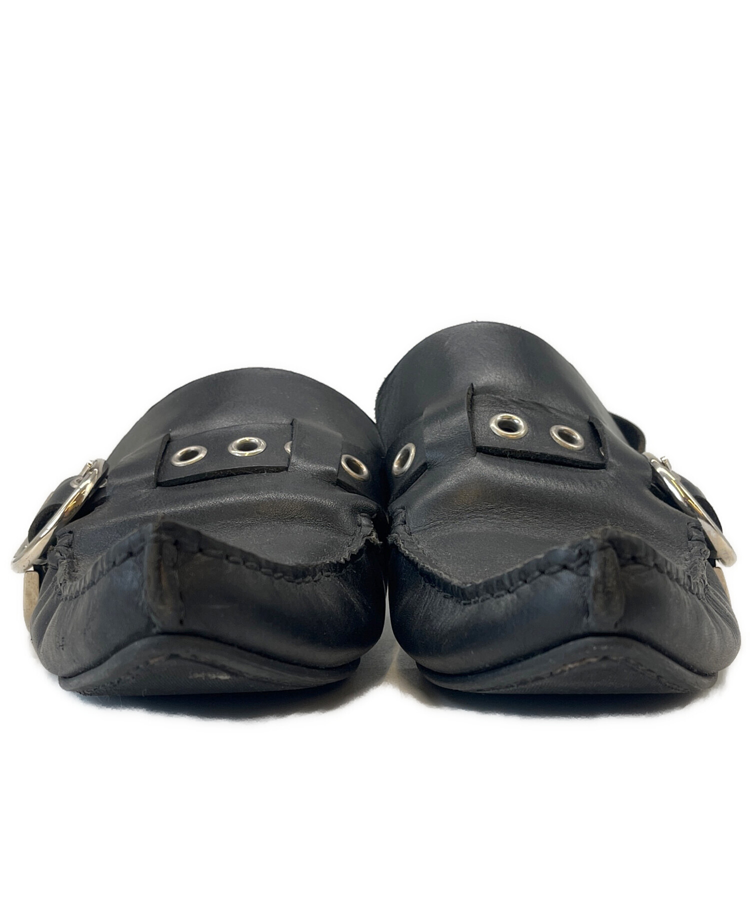 中古・古着通販】LOEWE (ロエベ) LOEWE モカシンシューズ ブラック