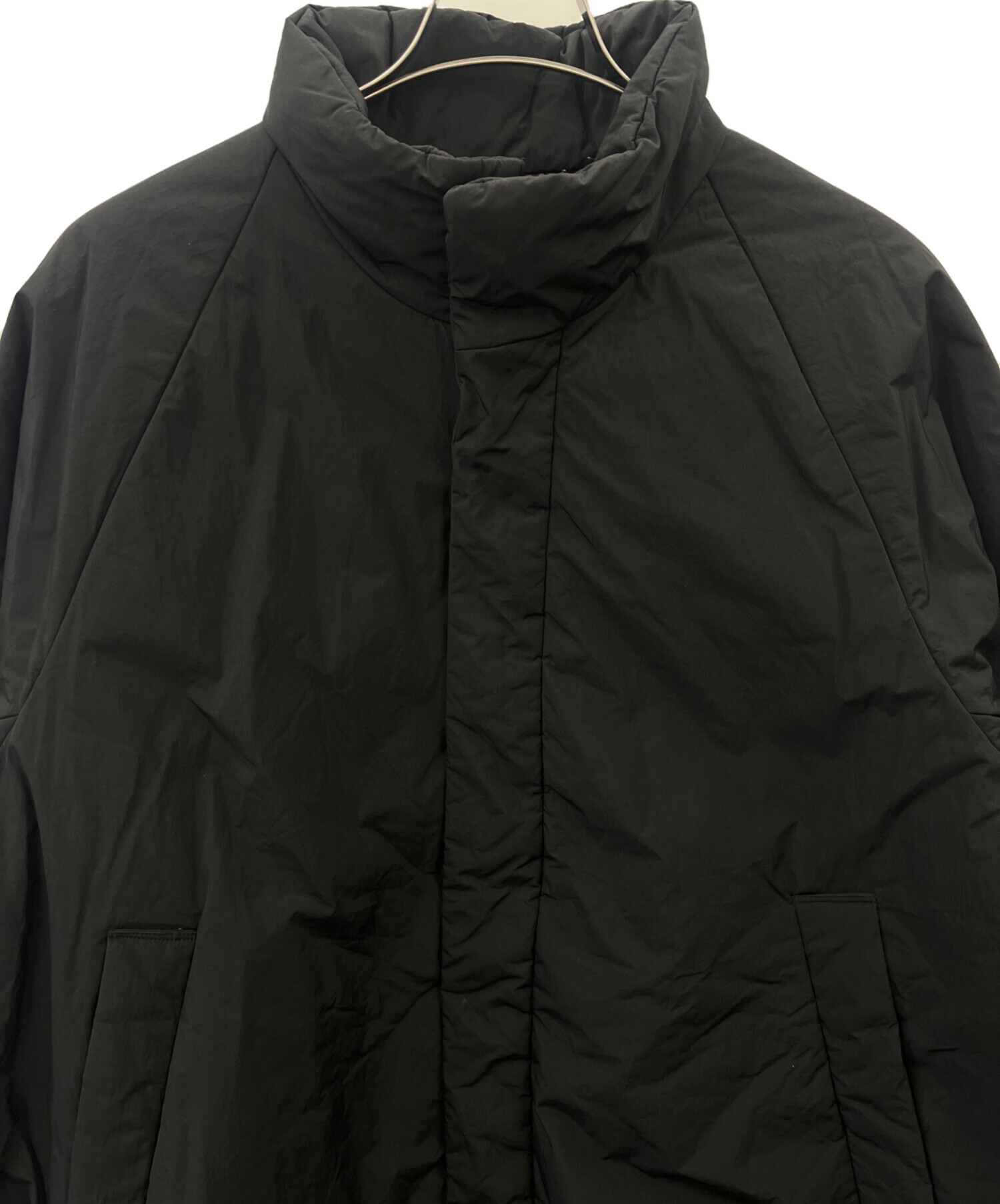 spick＆span スタンドカラー中綿オーバーブルゾン ブラック 36