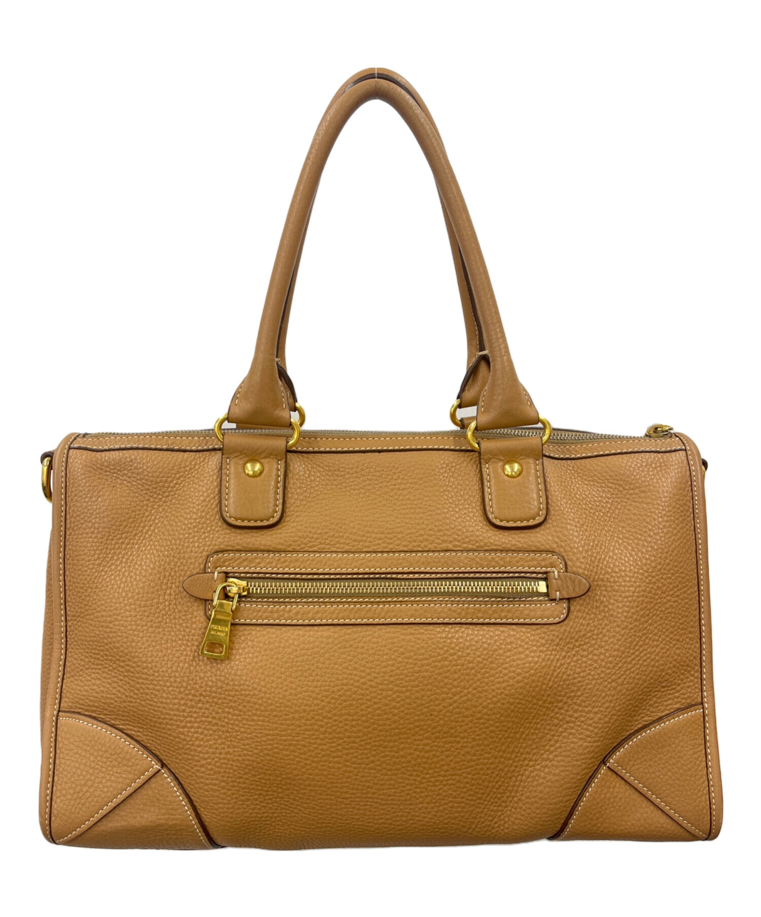 中古・古着通販】PRADA (プラダ) 2WAYバッグ ブラウン｜ブランド・古着