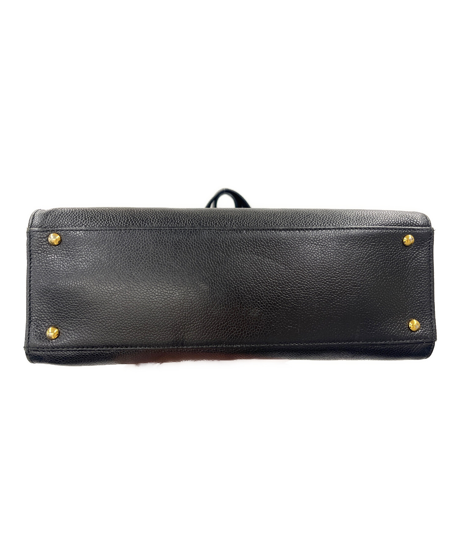 中古・古着通販】CHANEL (シャネル) ロゴトートバッグ ブラック