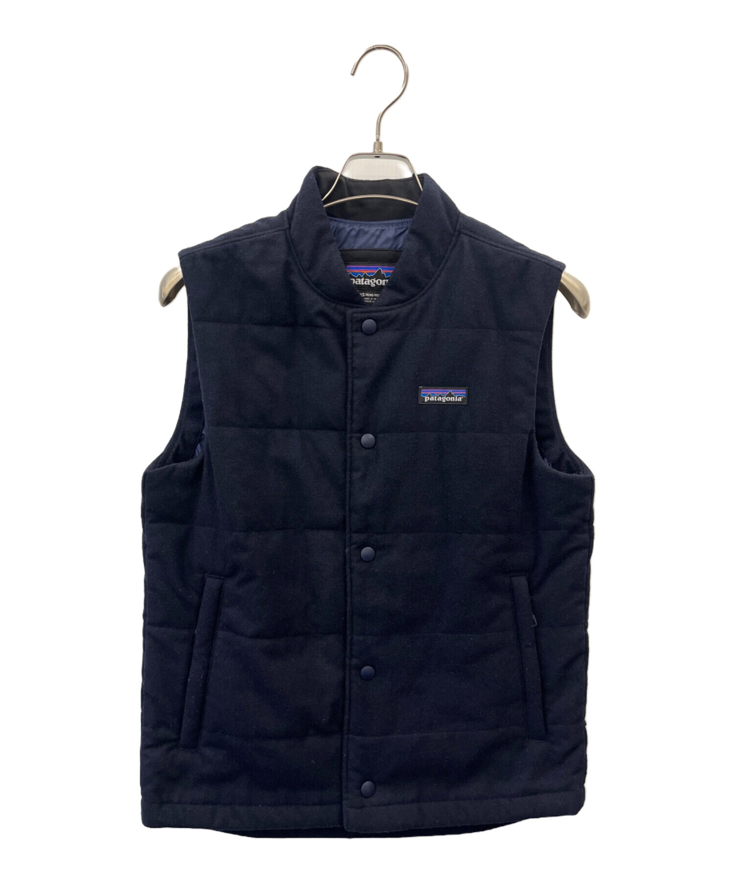 中古・古着通販】Patagonia (パタゴニア) 中綿ベスト ネイビー サイズ 