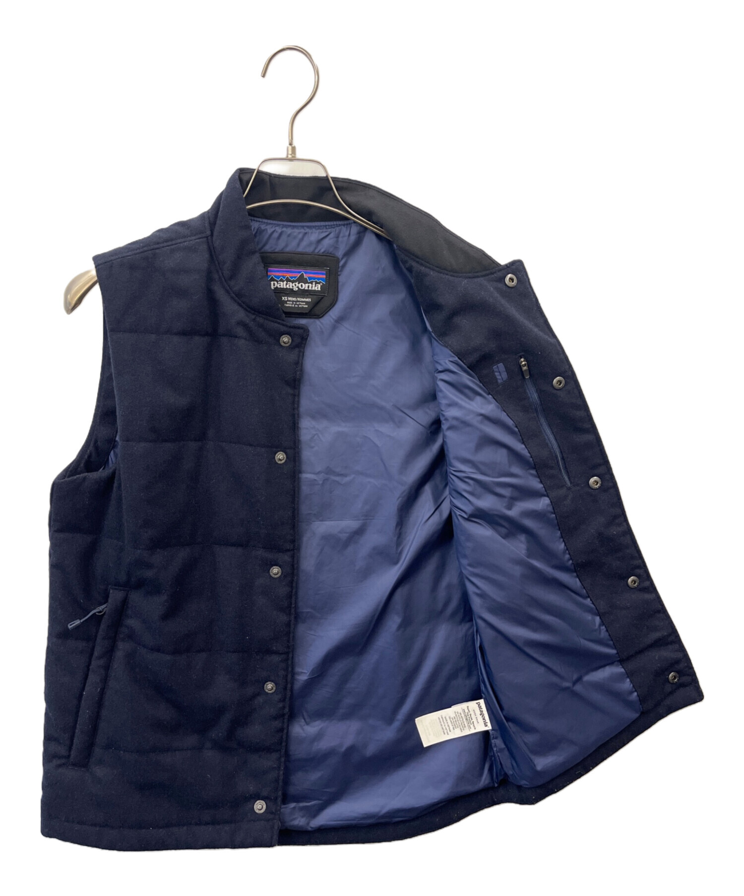 中古・古着通販】Patagonia (パタゴニア) 中綿ベスト ネイビー サイズ 