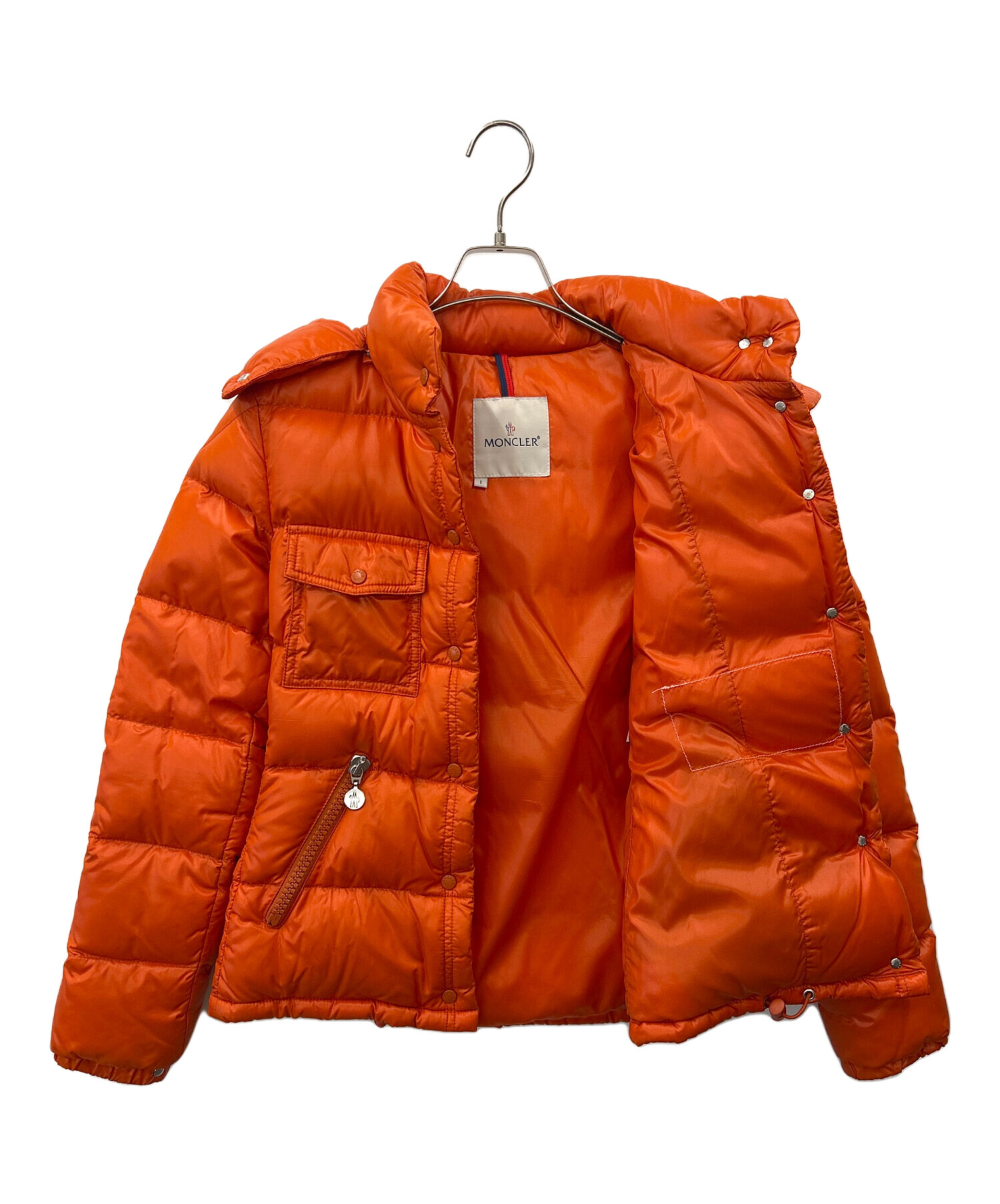中古・古着通販】MONCLER (モンクレール) ダウンジャケット オレンジ