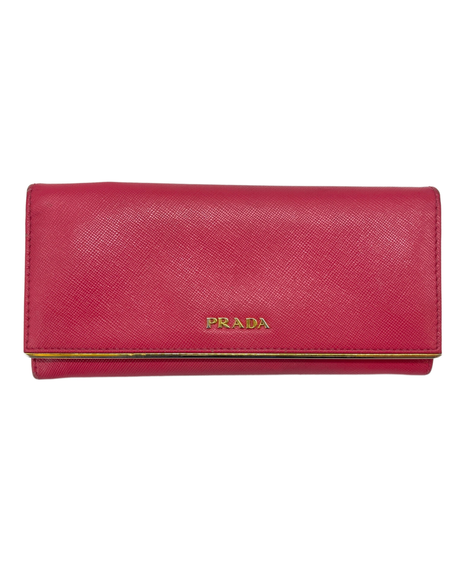 中古・古着通販】PRADA (プラダ) PRADA 1M1132 長財布 ピンク 