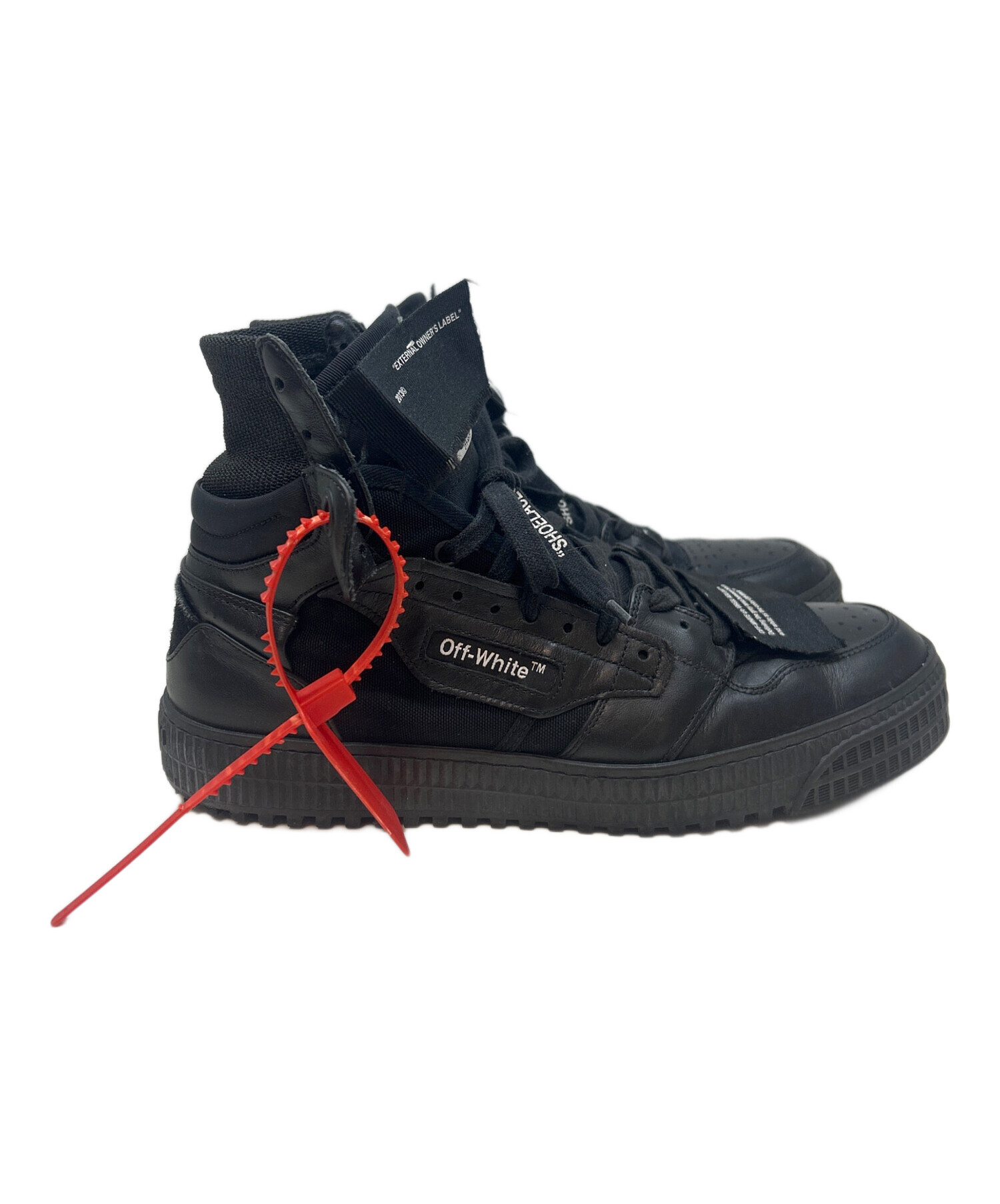 中古・古着通販】OFFWHITE (オフホワイト) ハイカットスニーカー