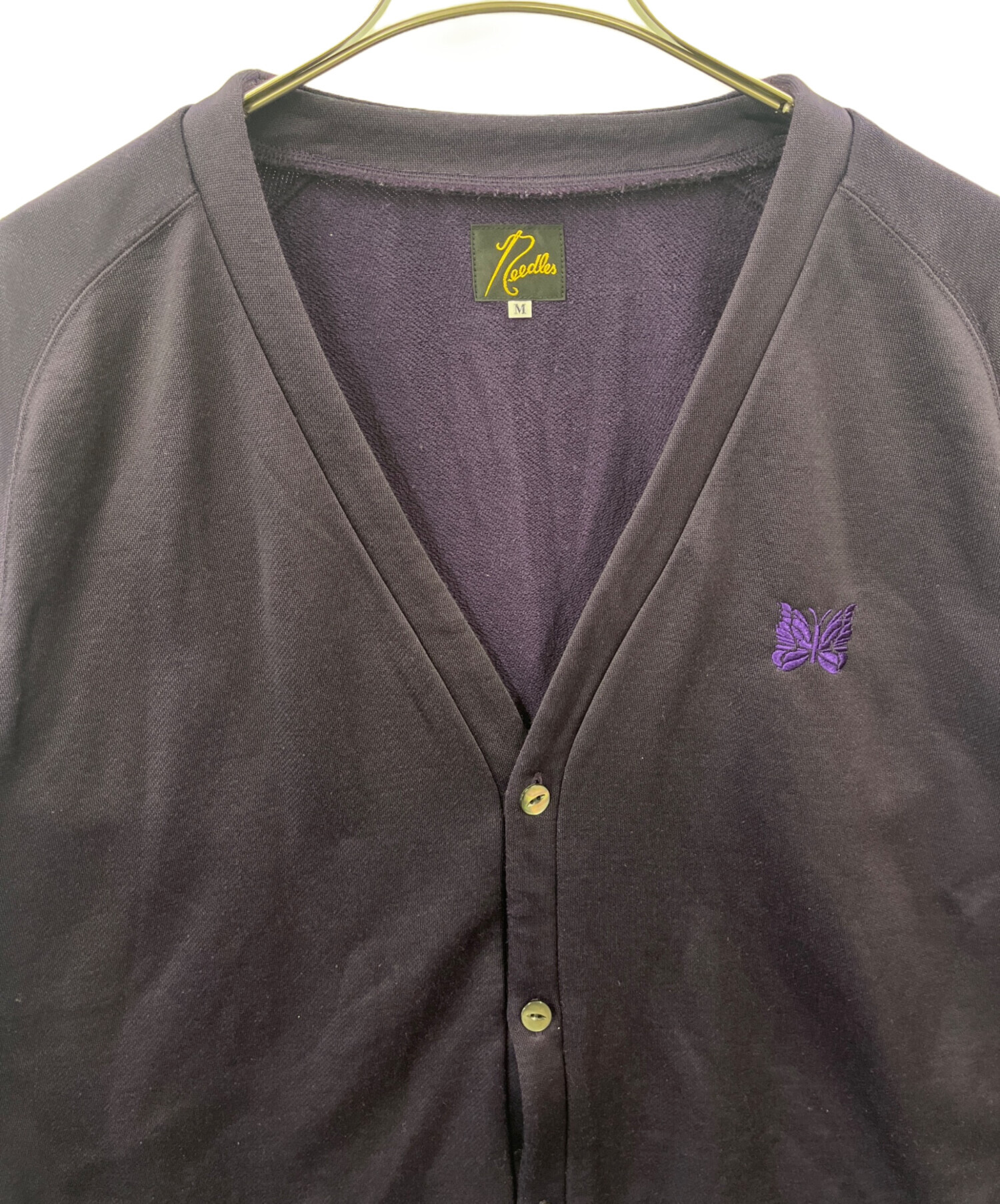 中古・古着通販】Needles (ニードルズ) カーディガン パープル サイズ