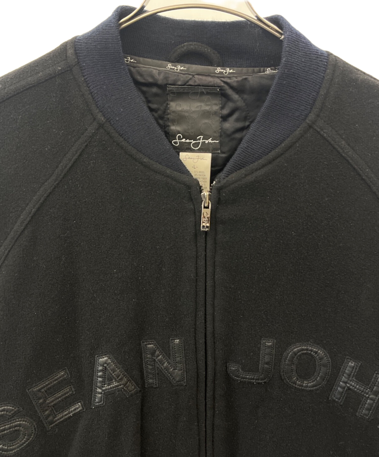 Sean John ショーンジョン 中綿 レザージャケット XXL スタジャン 中古・古着通販】SEAN JOHN (ショーンジョン) SEAN JOHN 中綿