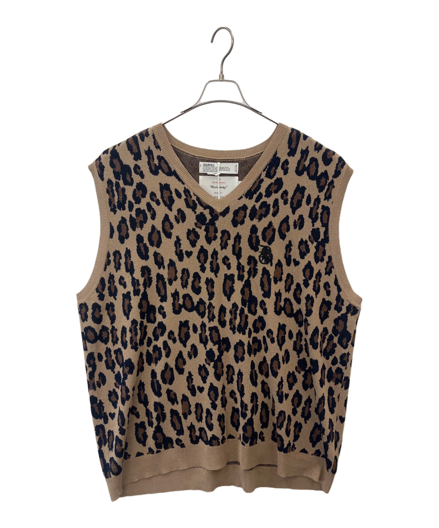 dairiku ダイリク フリンジニットベスト 20ss 20SS DAIRIKU ダイリク 